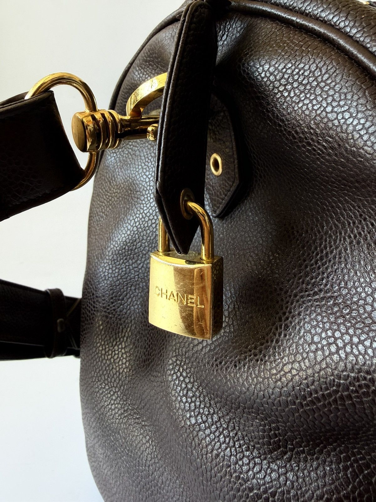 Chanel Vintage Chanel Brown Caviar Boston bag Size ONE SIZE - 11 Thumbnail