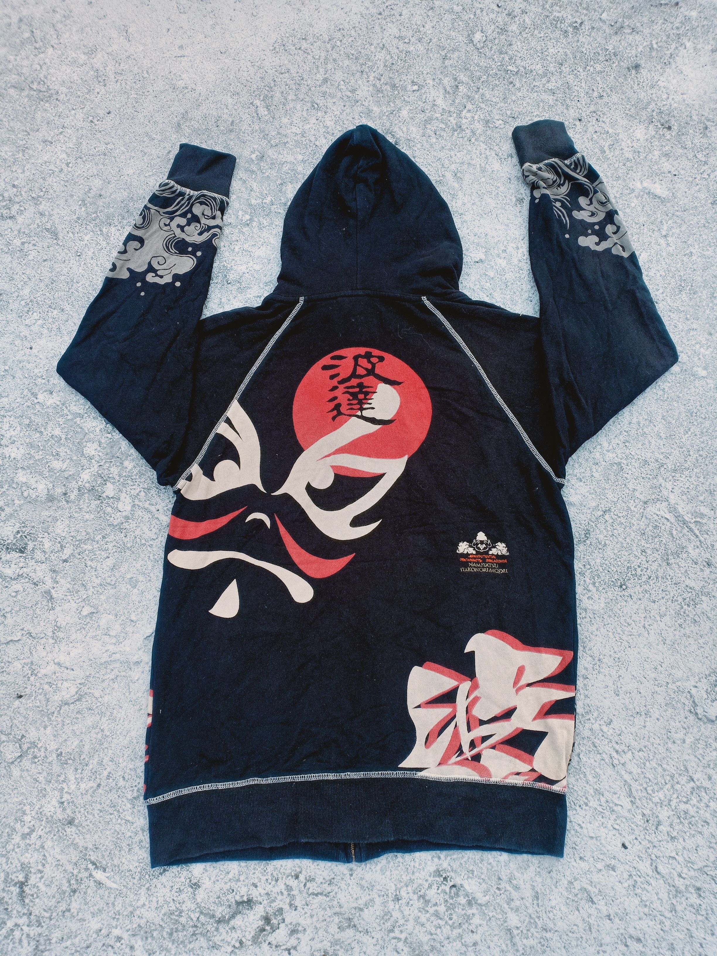 Japanese Brand × Vintage NAMITATSU TAMASHII hoodie Size US XL / EU 56 / 4 - 3 Thumbnail