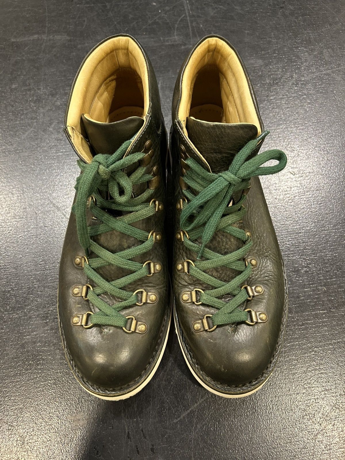 Fracap Fracap Magnifico Leather Hiking Boots - Green Size US 11 / EU 44 - 6 Thumbnail
