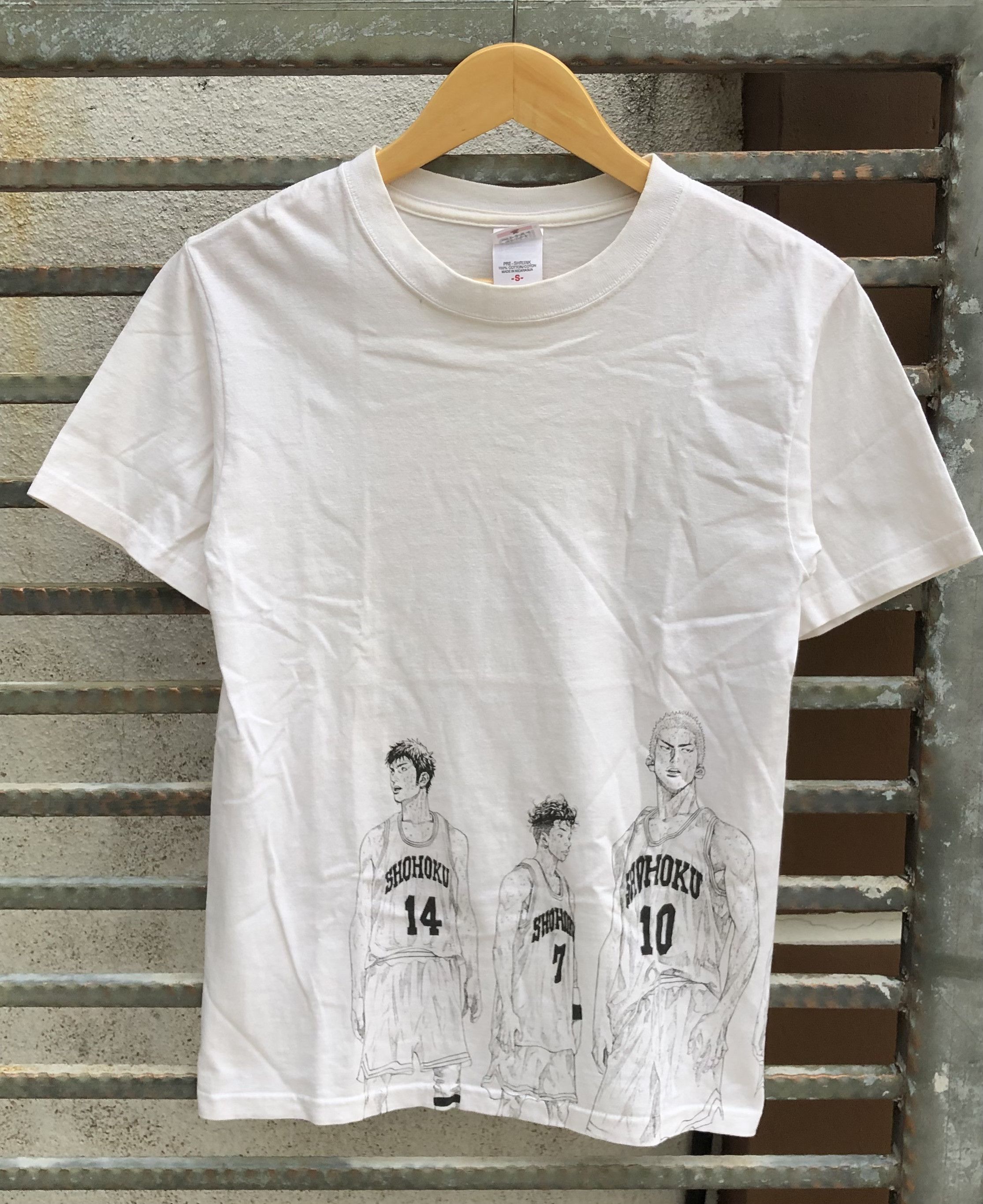 Anime × Anvil × Vintage Vintage Anime Slam Dunk Over Print Tees Size US S / EU 44-46 / 1 - 1 Thumbnail