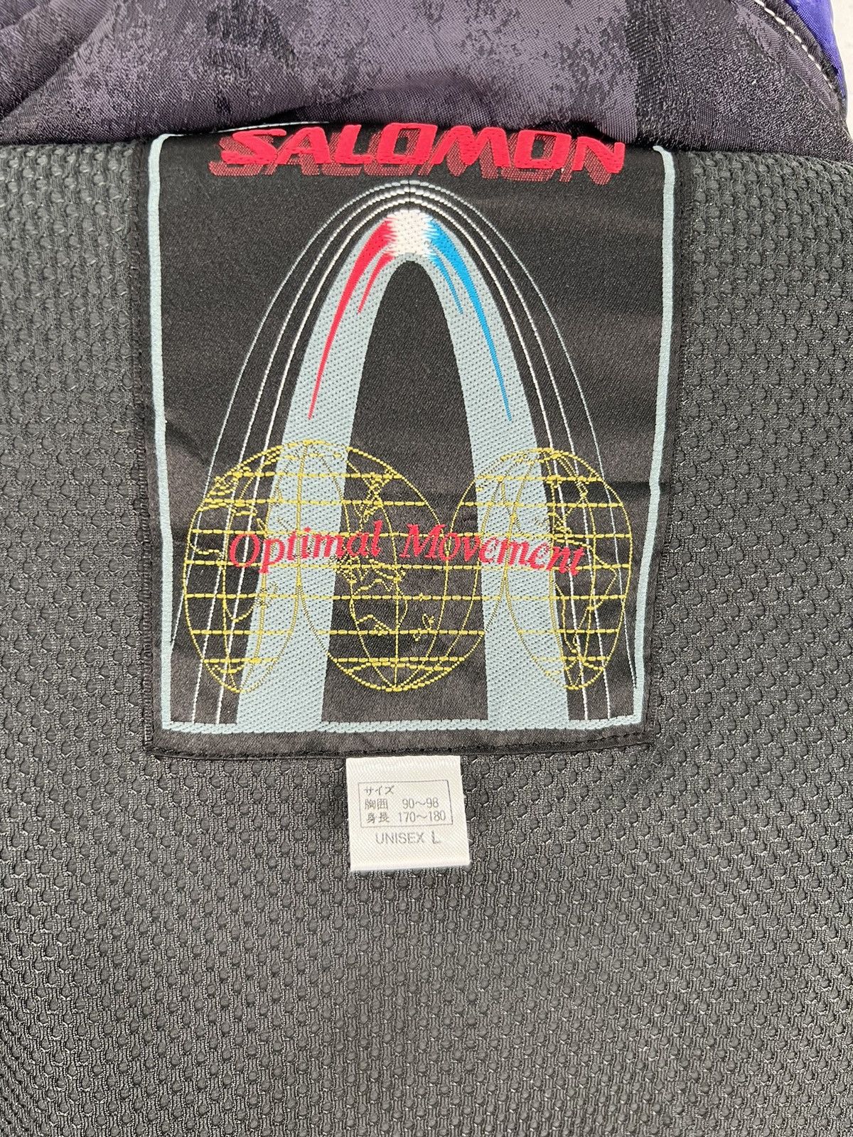 SALOMON Optimal Movement ジャケット 90s SALOMON Optimal Movement ジャケット 90s SALOMON Optimal