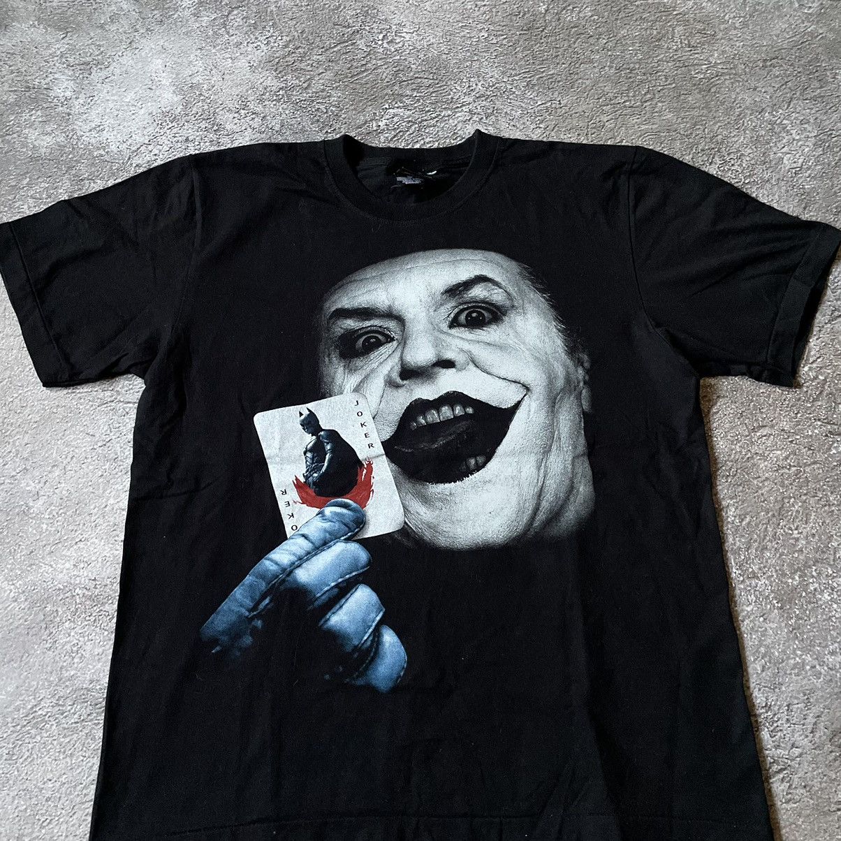 Vintage Vintage 2000s Joker Graphic Tee Dark Horror Grunge Black L Size US L / EU 52-54 / 3 - 4 Thumbnail