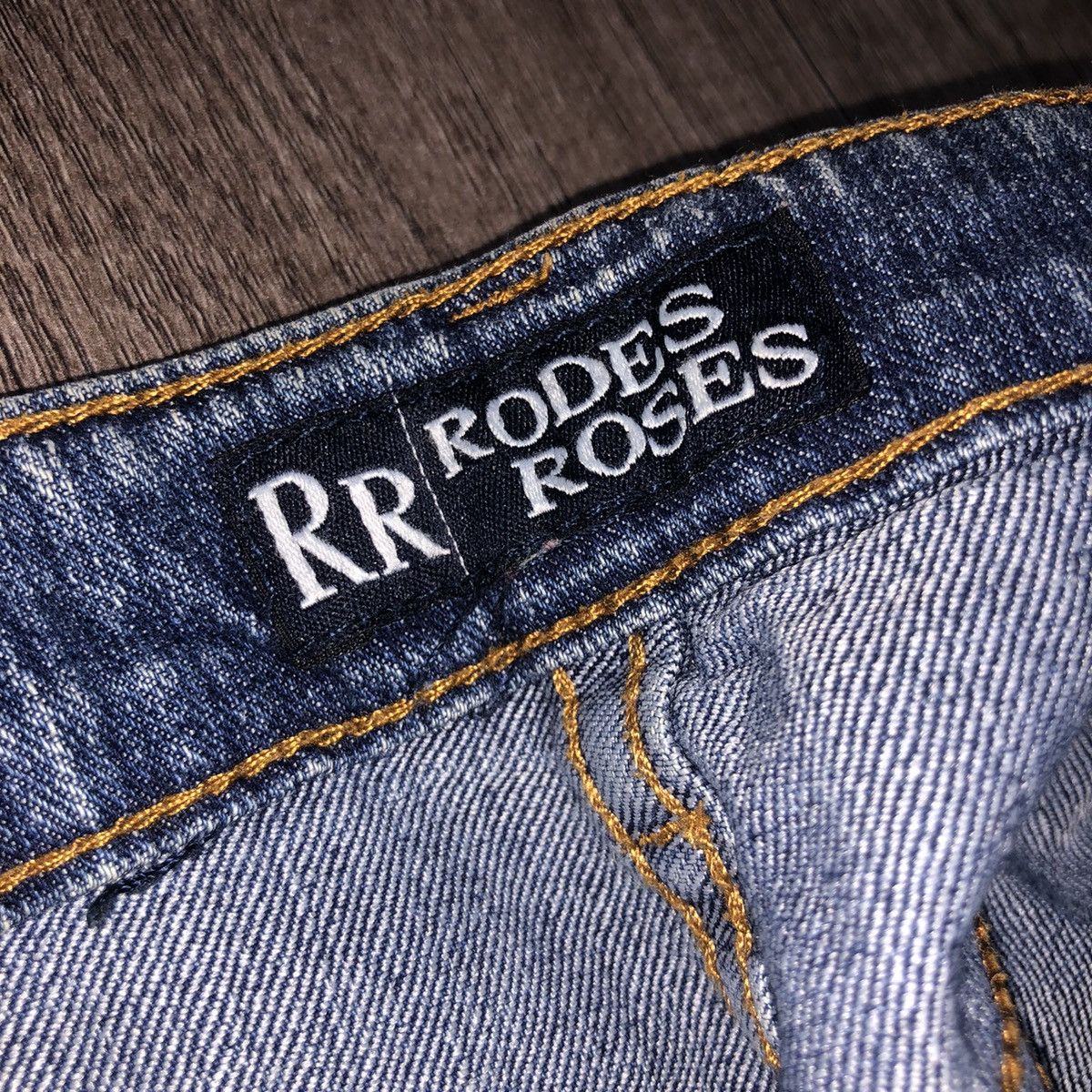 Designer × Japanese Brand Rodes Roses x Haphazard Jeans Size US 29 - 12 Thumbnail