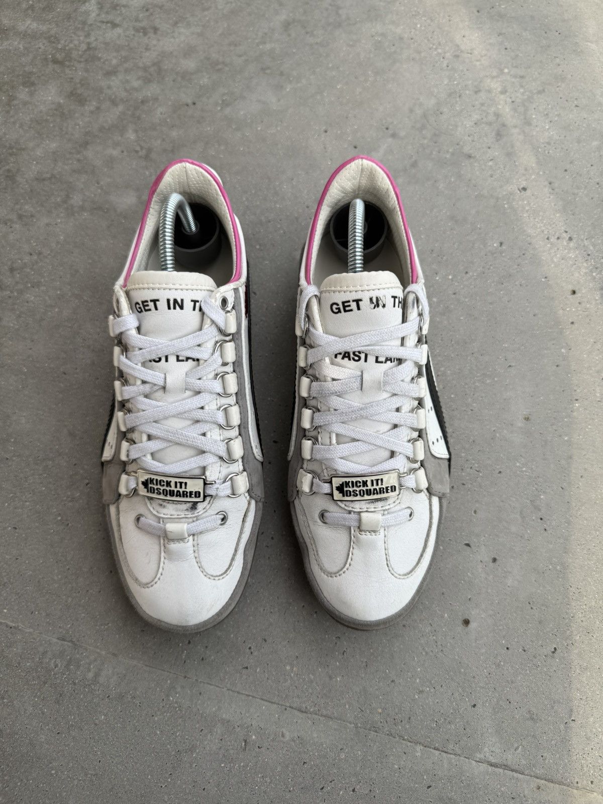 Designer × Dsquared2 DSQUARED2 sneakers hype GET IN THE FAST LANE Size US 8.5 / IT 38.5 - 4 Thumbnail