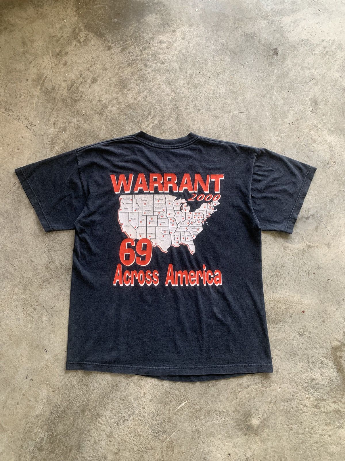 Band Tees × Vintage Warrant 00’s America Tour vintage tshirt Size US L / EU 52-54 / 3 - 6 Thumbnail
