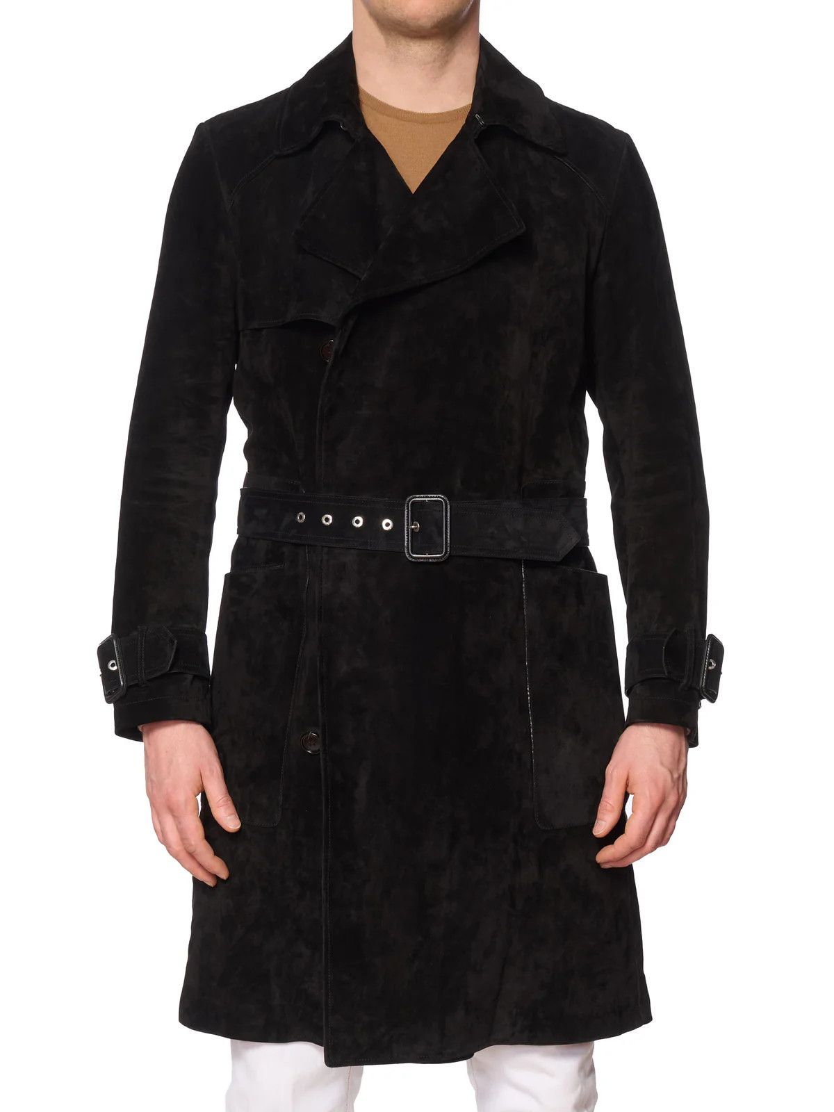 Berluti BERLUTI Paris Black Leather Suede Trench Long Coat Size US M / EU 48-50 / 2 - 3 Thumbnail