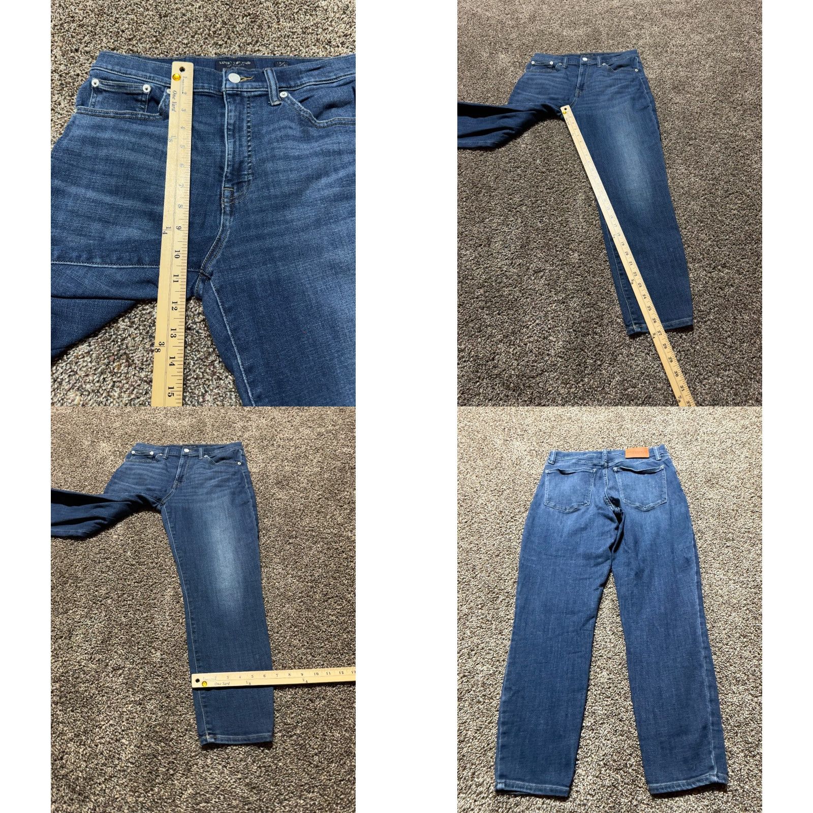 Lucky Brand Lucky Brand Bridgette Ankle Women's Jeans 12 Blue Denim High Rise 27in Inseam Jeans Womens Jeans 12 Color Blue Cap, 12/31? Size 34" / US 12 / IT 48 - 8 Thumbnail
