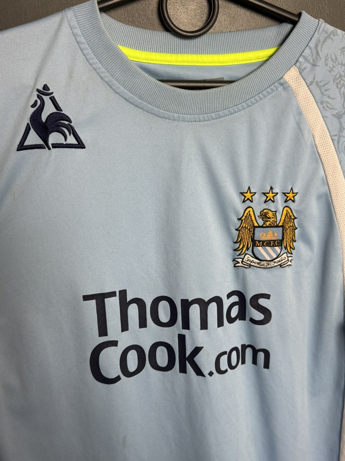 Le Coq Sportif Manchester City 08/09 Training Football Soccer Jersey Shirt Size US M / EU 48-50 / 2 - 3 Thumbnail
