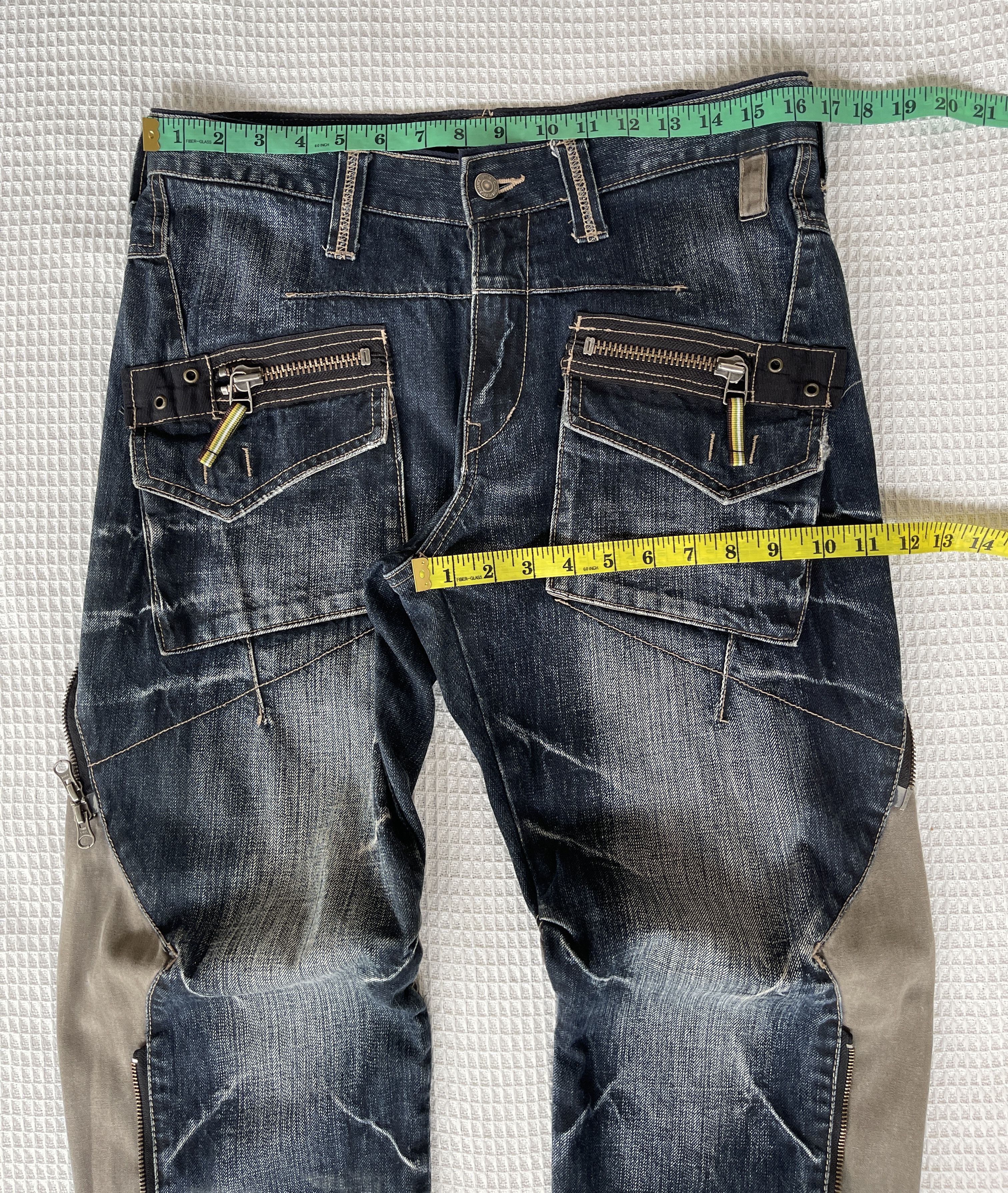 PPFM ’90s🔥PPFM🔥Bondage Hybrid Cargo Pants Zipper Clad Size US 33 - 6 Thumbnail