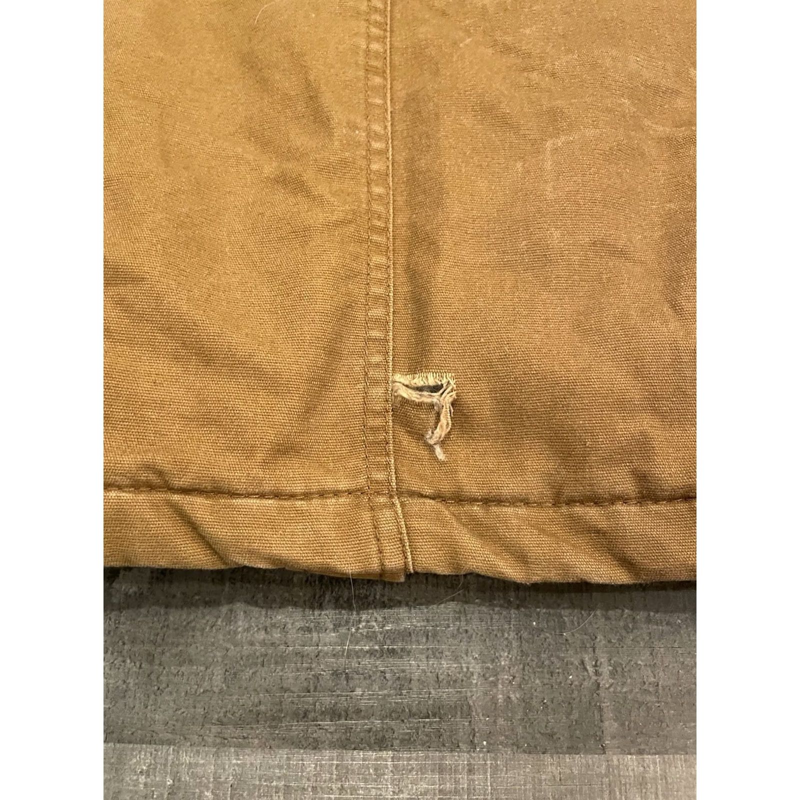 Dickies Genuine Dickies Insulated Work Jacket Hoodie L Brown Quilted 90s Canvas Cotton Zip Mid-Length Men Regular Size Type Jacket Size US L / EU 52-54 / 3 - 7 Thumbnail