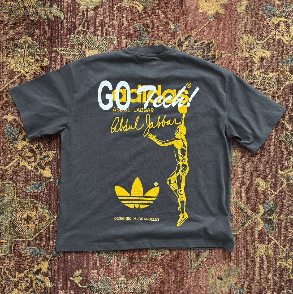 Adidas Kareem Abdul Jabbar T Shirt Size US M / EU 48-50 / 2 - 2 Thumbnail