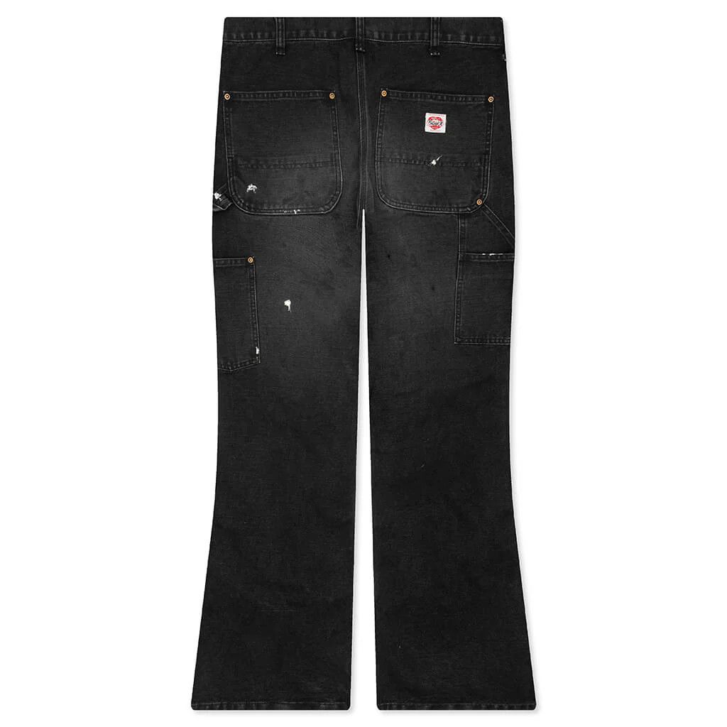 Saint Michael o1mle0326 Double Denim Knee Pants in Black Size US 32 / EU 48 - 2 Thumbnail