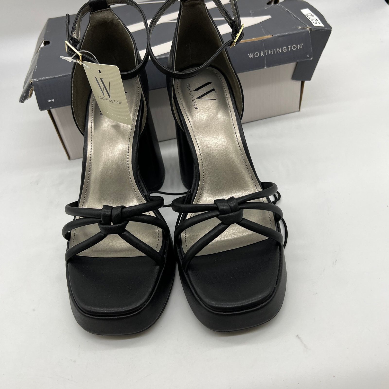 Other Worthington Womens Ellsworth Heeled Sandals Black Size 8.5M Size US 8.5 / IT 38.5 - 4 Thumbnail
