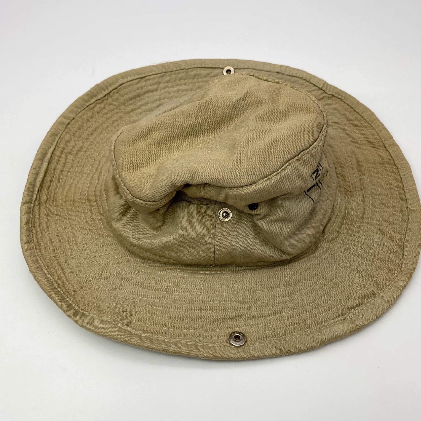 Vintage VINTAGE Khaki Cotton Safari Boonie Hat Men N/S/M Cheetah Wildlife 80s 90s Casual Size ONE SIZE - 5 Thumbnail