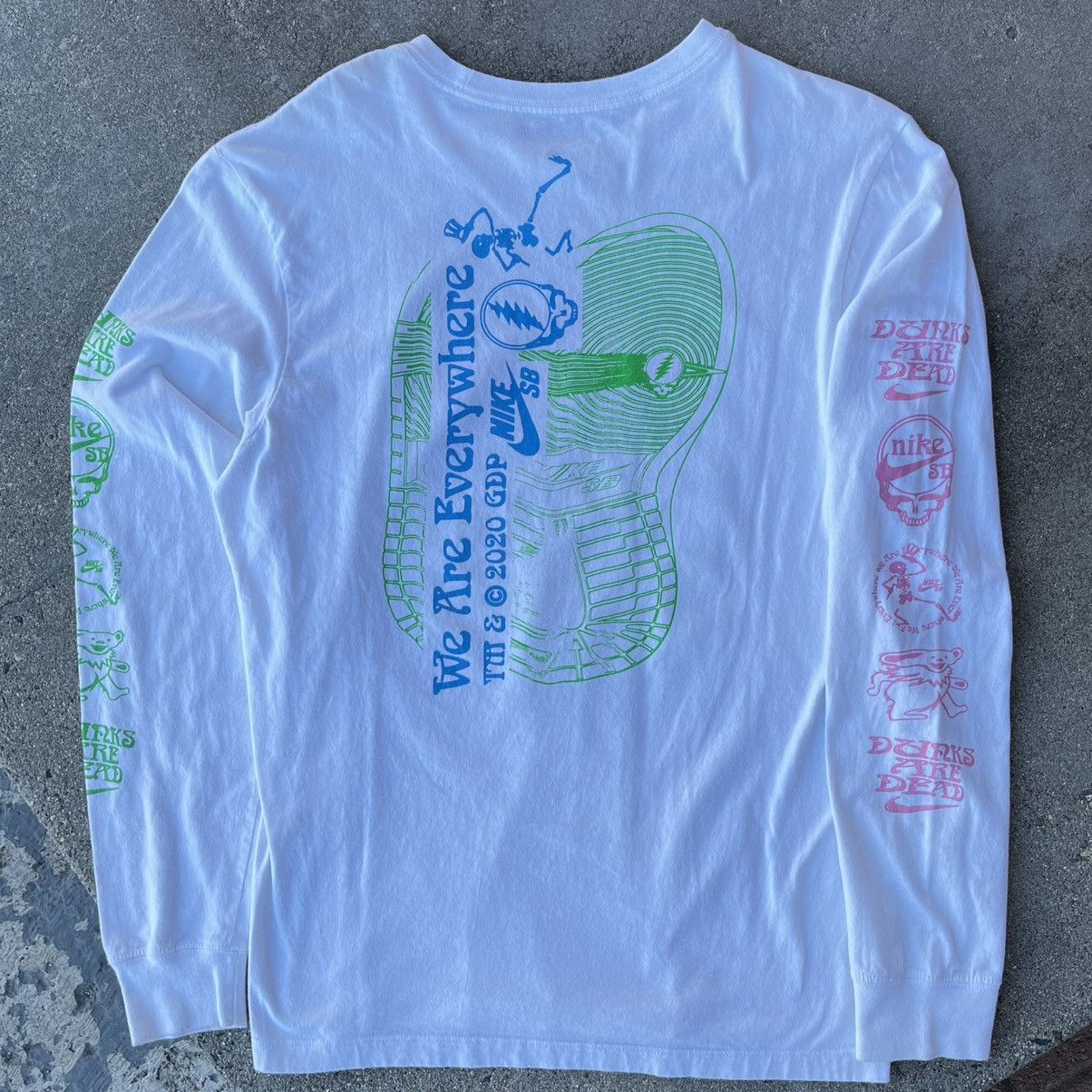 Grateful Dead × Nike 2020’ Nike SB x Grateful Dead Dunks Are Dead L/S Sample Sz L Size US L / EU 52-54 / 3 - 5 Thumbnail