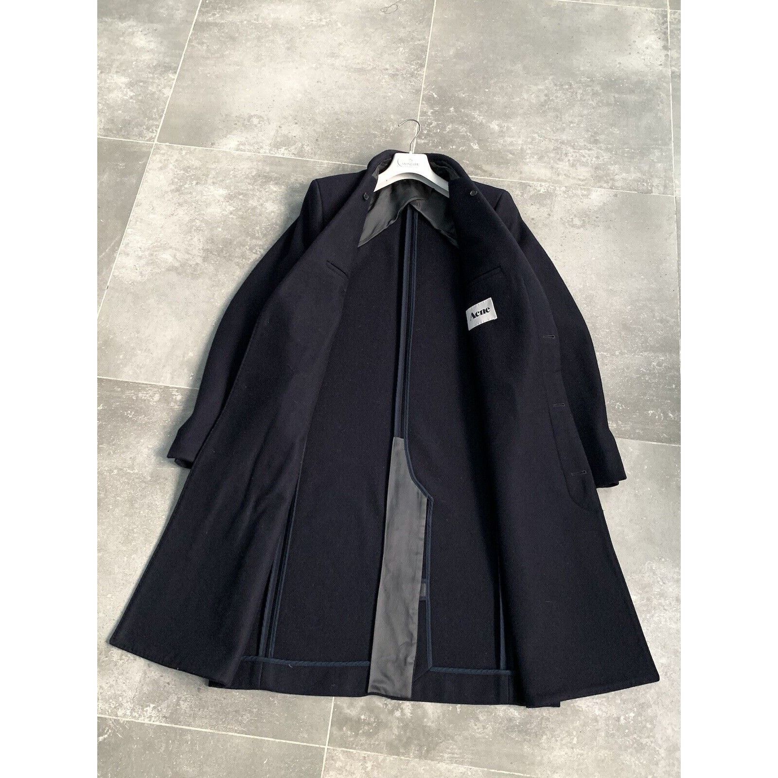 Acne Studios Men's ACNE STUDIOS Wool Trench Coat Mac Jacket EU 50 UK 40 Size US M / EU 48-50 / 2 - 15 Thumbnail
