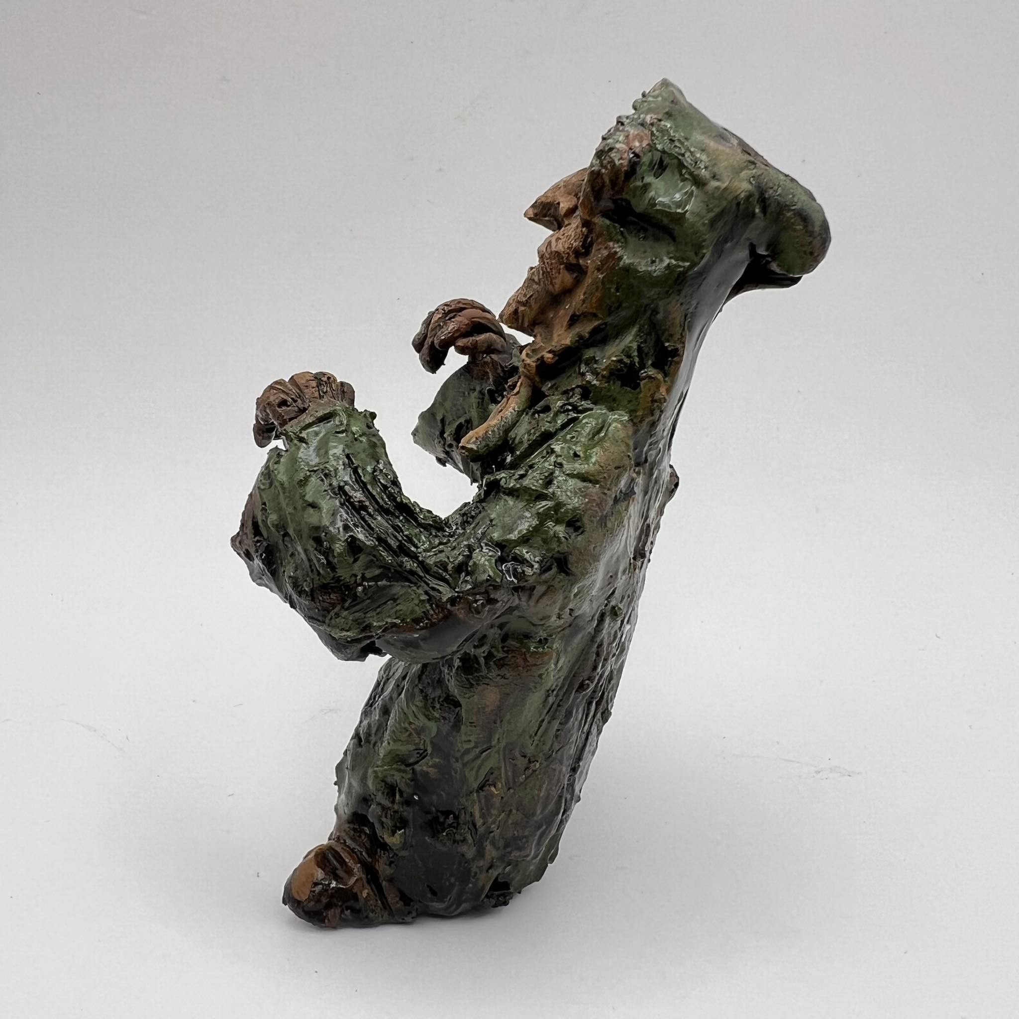 Vintage Art Ceramic Figurine Granny Scary Character USSR Cartoon Size ONE SIZE - 2 Thumbnail