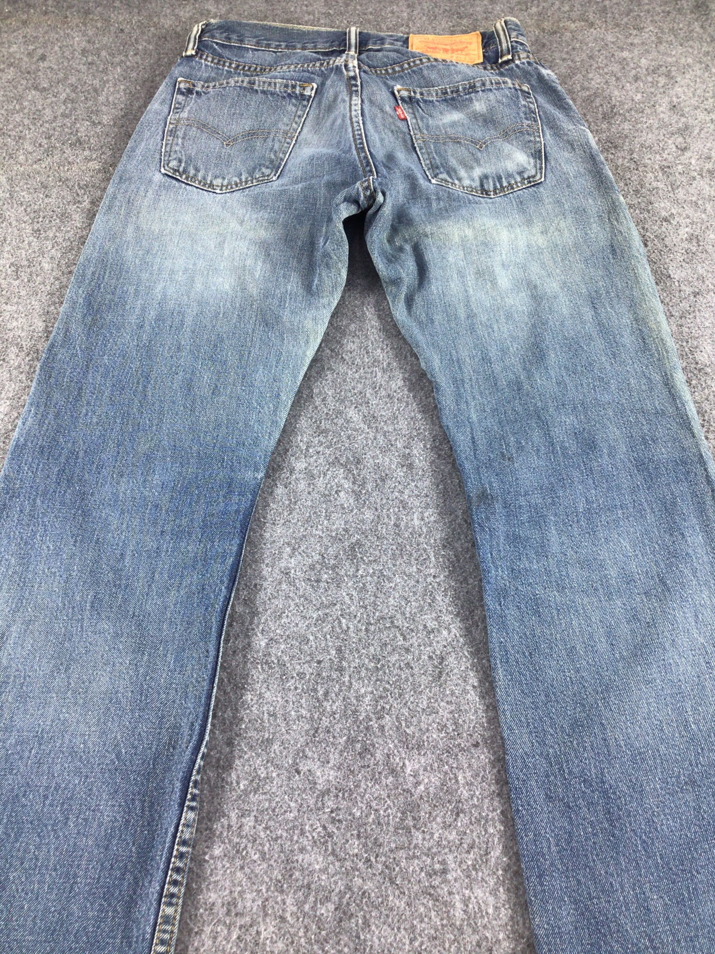 Levi's Distress Vintage Levis 514 Jeans Faded Blue Denim -J532 Size US 30 / EU 46 - 4 Thumbnail