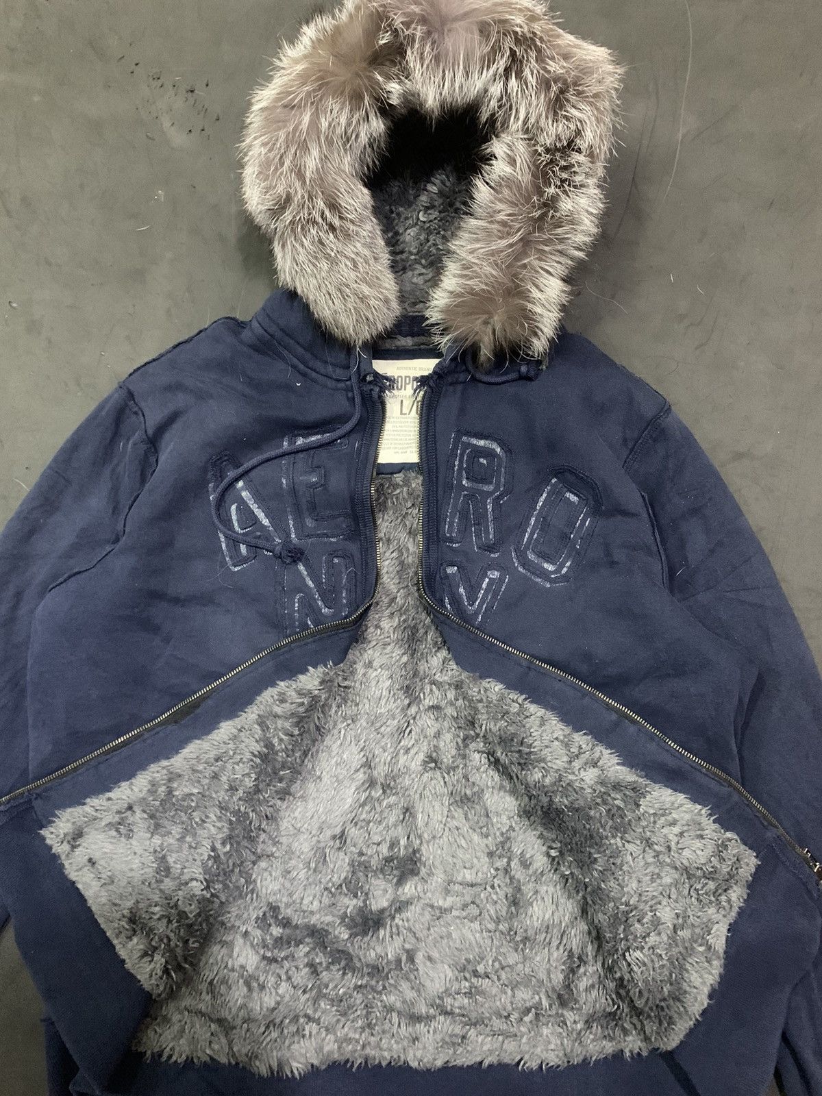 Aeropostale 💸BINDINGOFFER💸Aeropostale Faux FurHoodie lgb ifsixwasnine Size US L / EU 52-54 / 3 - 2 Thumbnail
