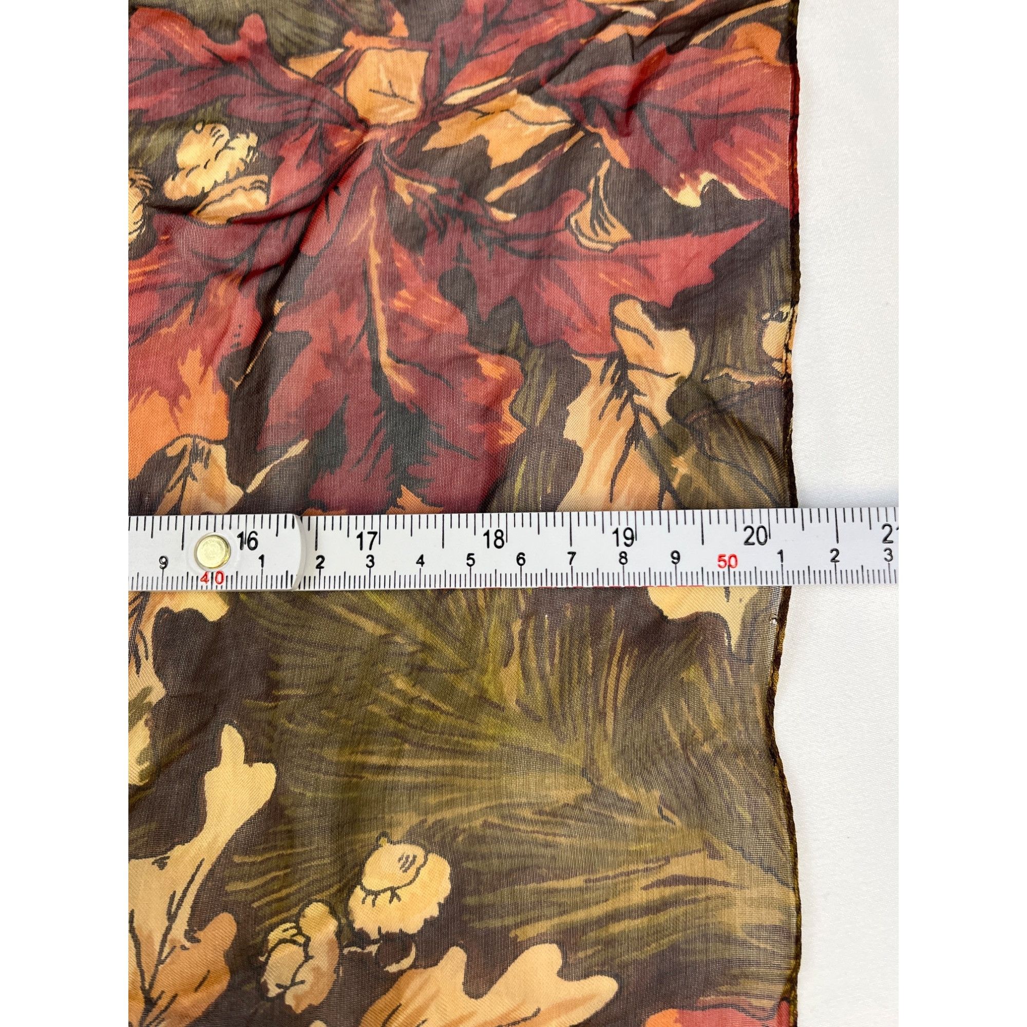 Other Elegant Floral Chiffon Scarf 59in Long SKU 7060 Size ONE SIZE - 5 Thumbnail
