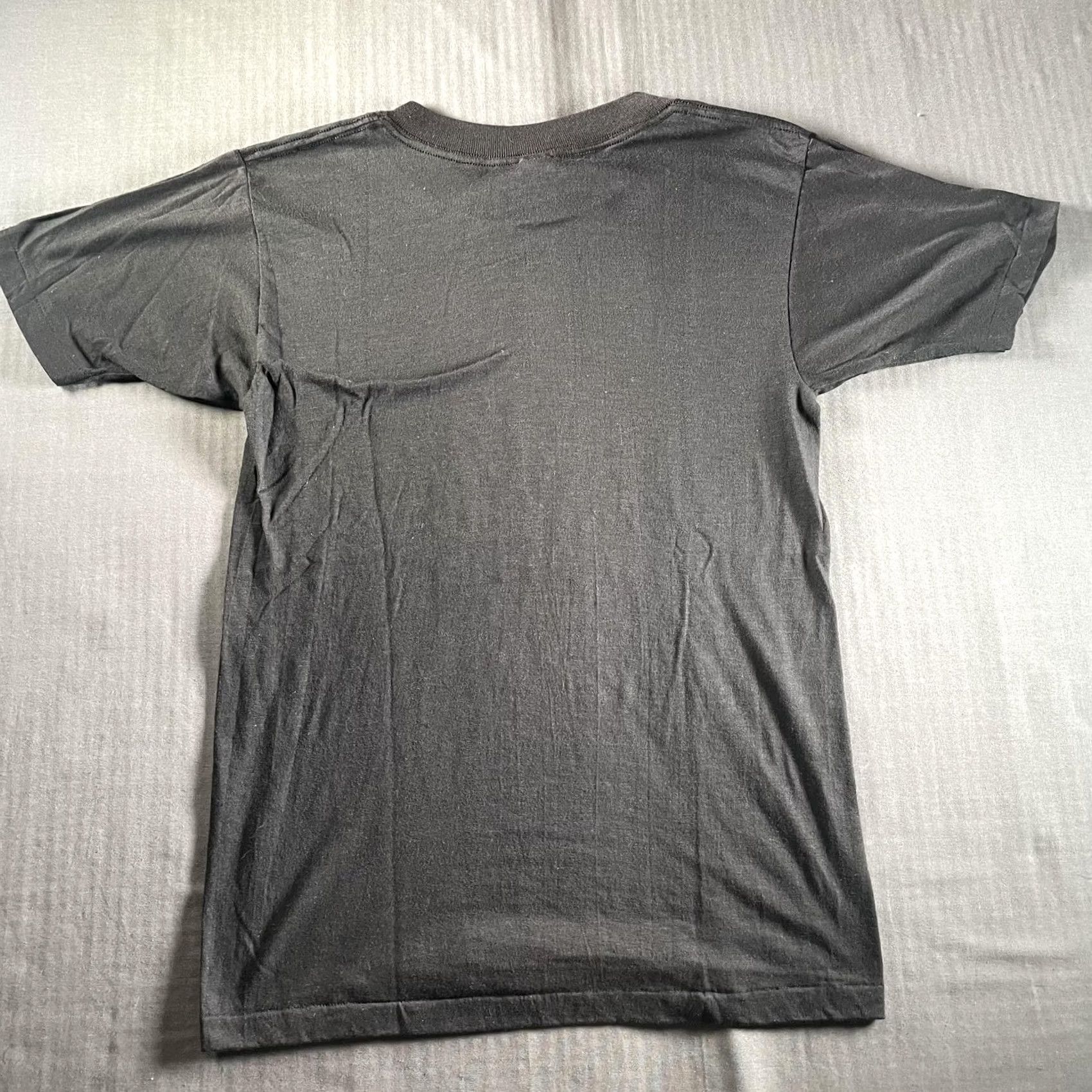 Vintage VINTAGE SAG Shirt Mens Small Black 50 Years in Motion 80s Size US S / EU 44-46 / 1 - 6 Thumbnail