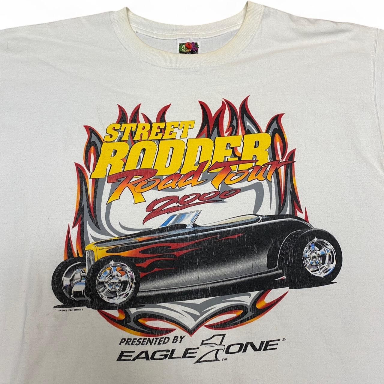 Other Vintage street Rodder eagle one graphic white Tshirt Size US XL / EU 56 / 4 - 1 Thumbnail