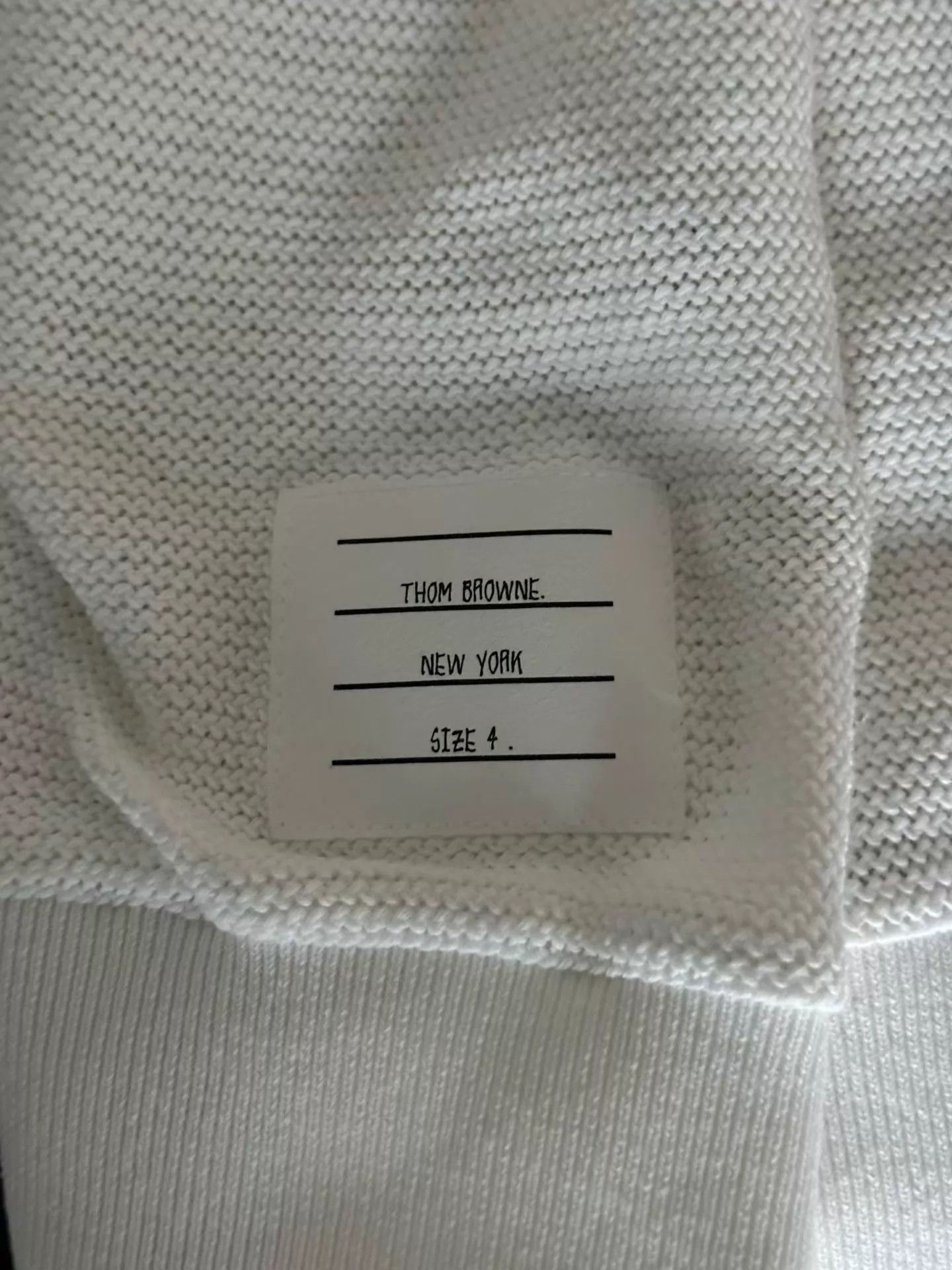 Thom Browne Thom Browne White Cardigan Size 4 98 New Size US XL / EU 56 / 4 - 5 Thumbnail