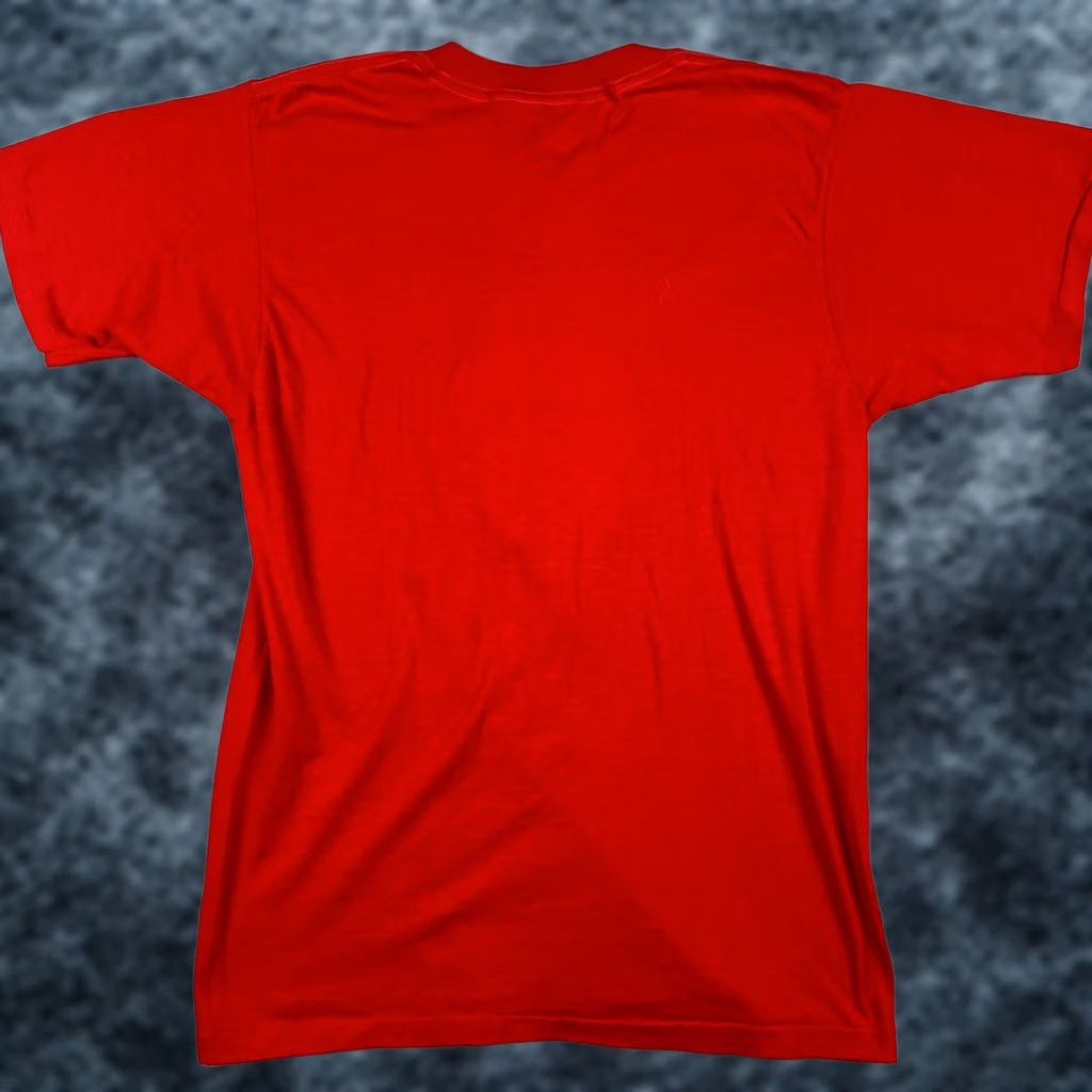 Vintage 80s Frank Lloyd Wright Graphic Shirt VINTAGE Thin Medium Red Architect Oak Park Size US M / EU 48-50 / 2 - 1 Thumbnail