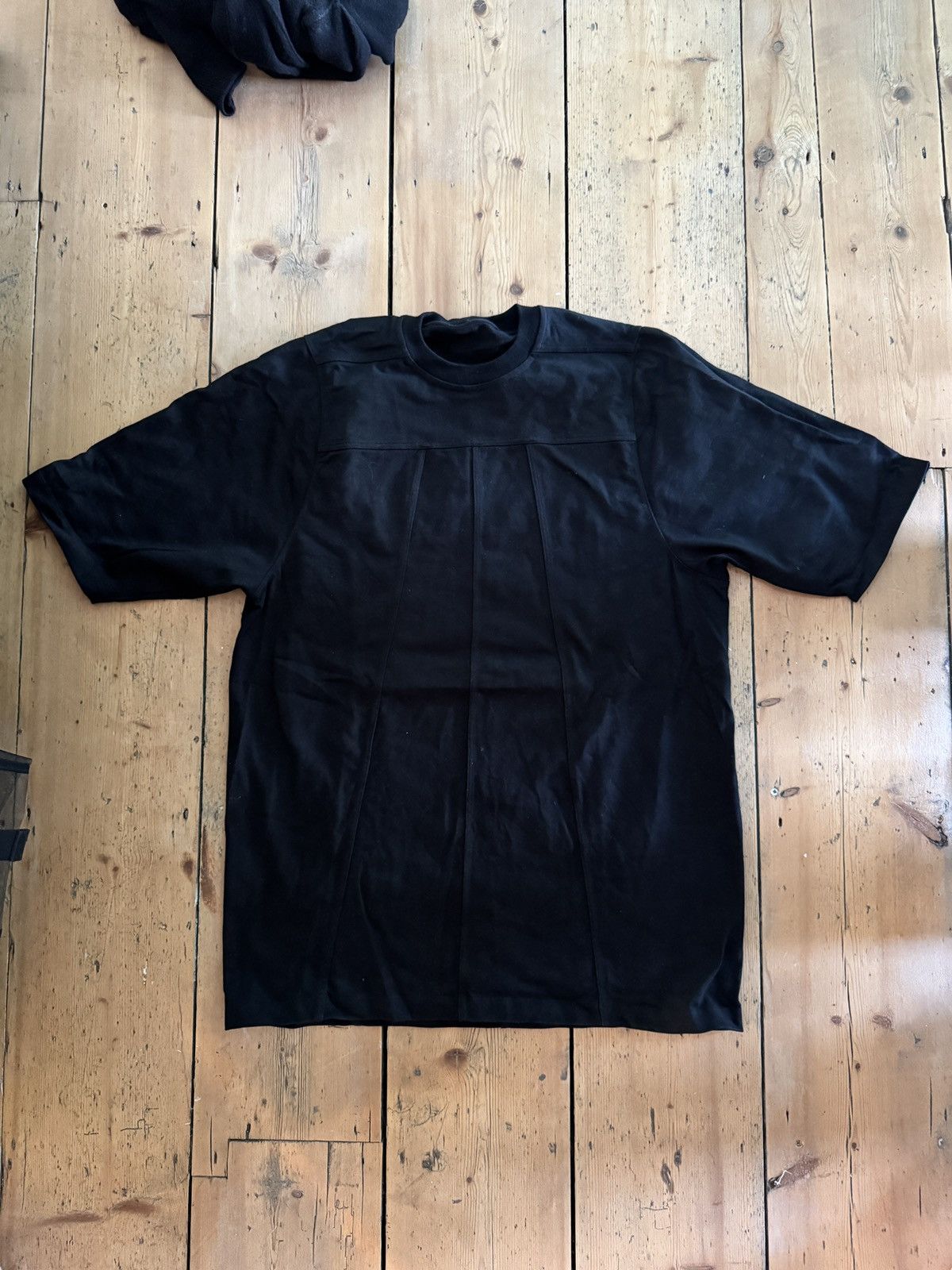 Rick Owens Oversize splint tee in thick cotton Size US M / EU 48-50 / 2 - 1 Thumbnail