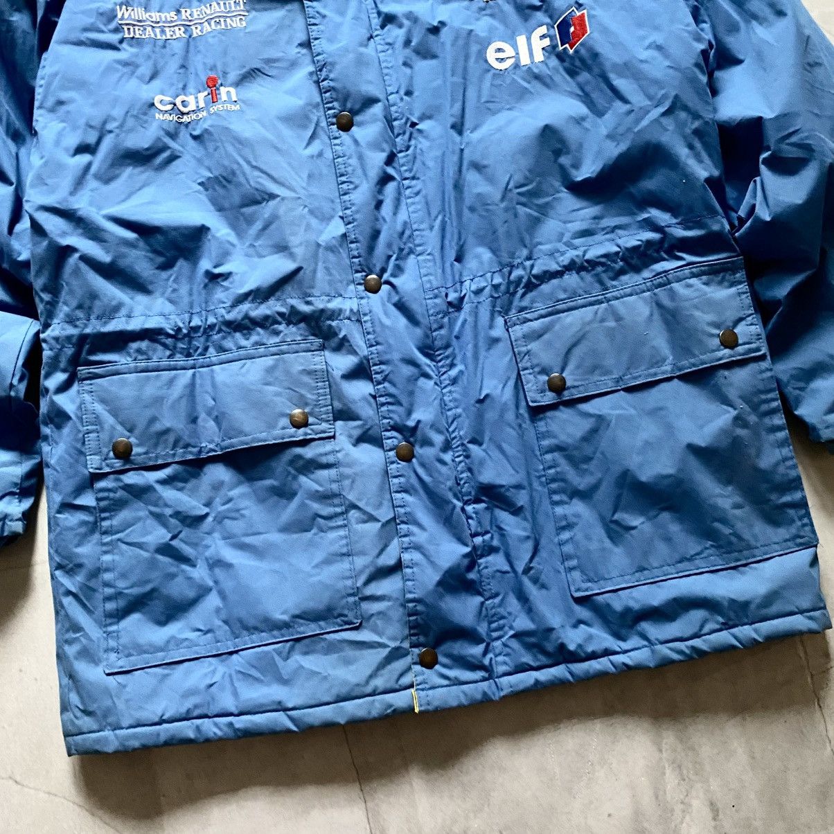 Vintage 90s Williams RENAULT Dealer Racing Big Logo Jacket Formula 1 Size US S / EU 44-46 / 1 - 2 Thumbnail