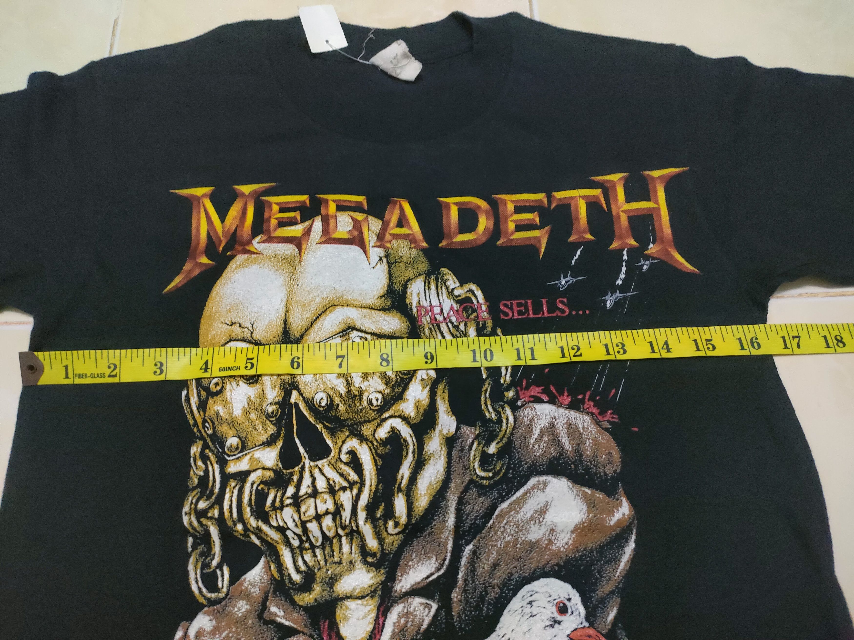 Band Tees × Megadeth × Vintage Vintage Megadeth Band Rock Tee 7/20 Size US M / EU 48-50 / 2 - 7 Thumbnail