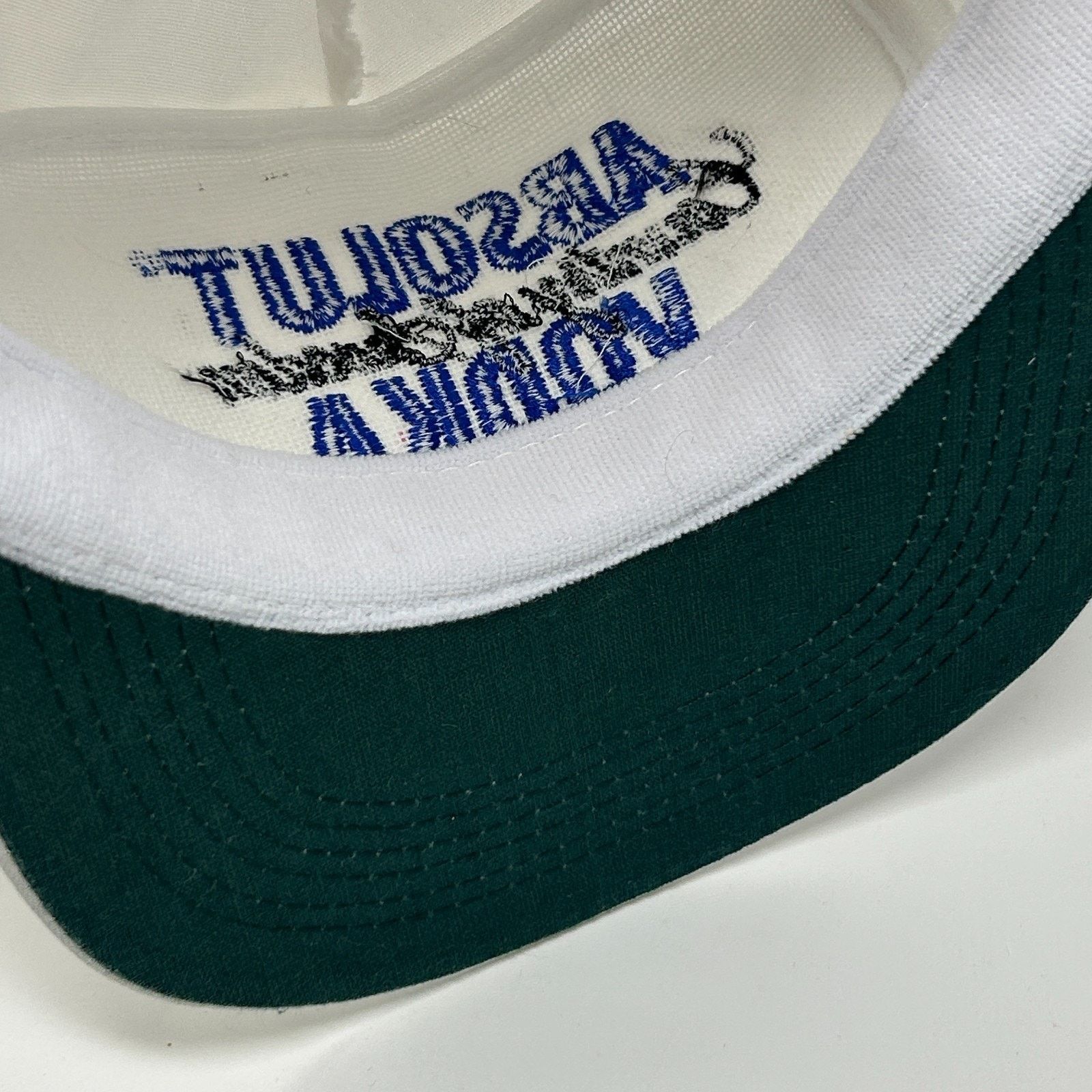 Vintage Vintage 90s Absolut Vodka Hat Baseball Cap Alcohol White Size ONE SIZE - 5 Thumbnail