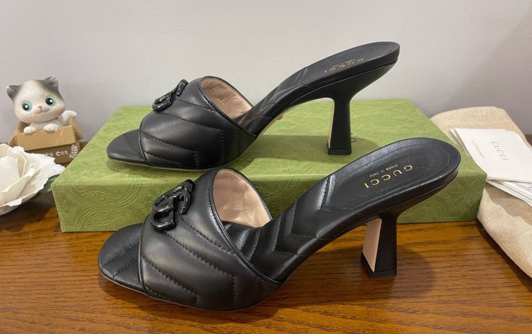 Gucci Classic leather high heel Size US 7 / IT 37 - 5 Thumbnail