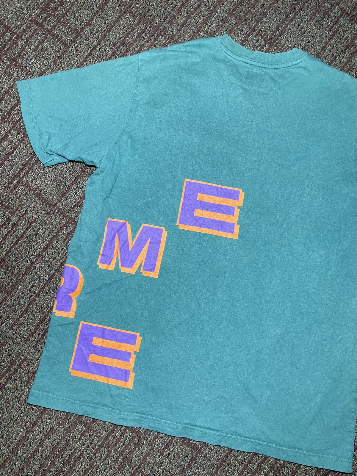 Supreme Supreme Stagger Tee (X-Large) Size US XL / EU 56 / 4 - 2 Thumbnail