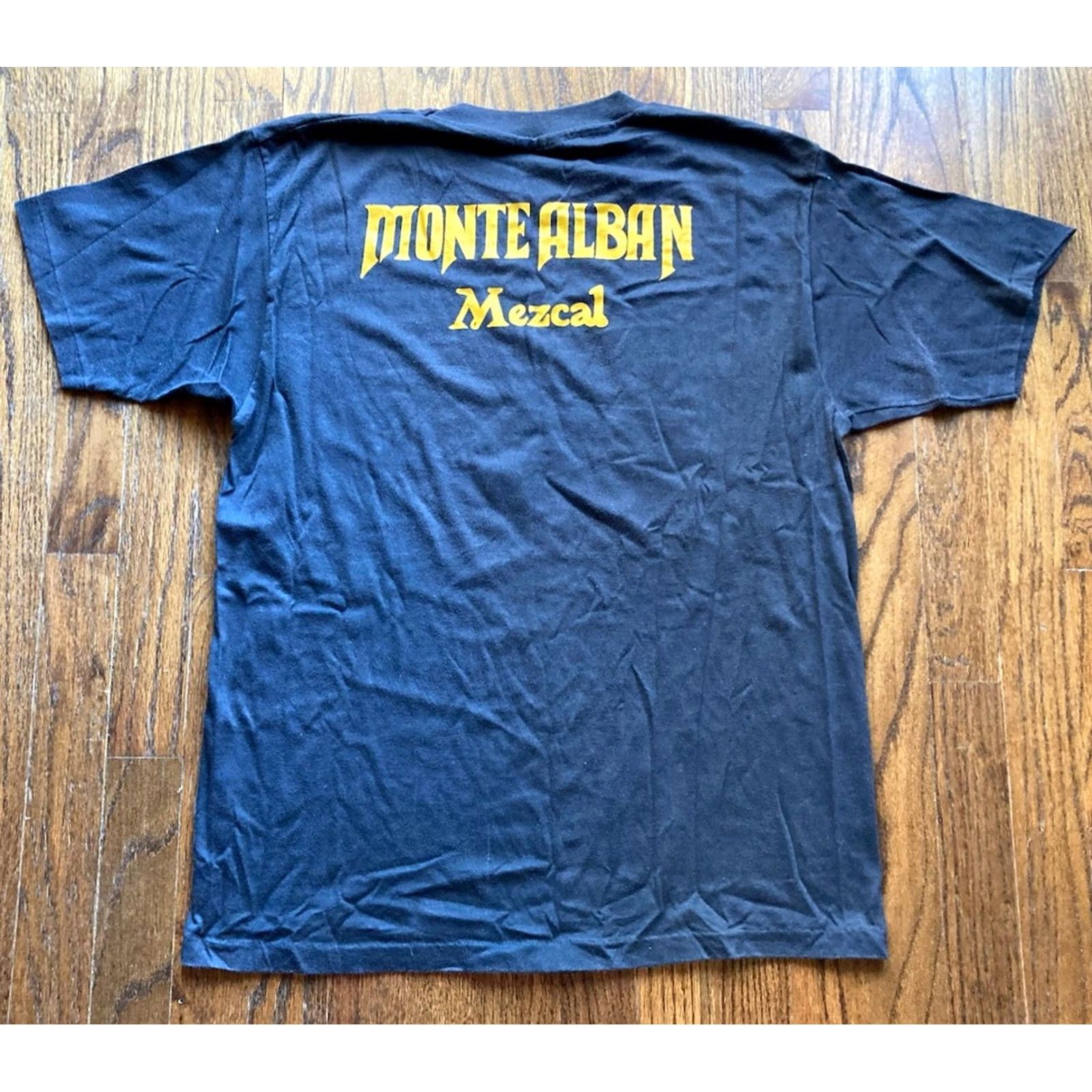 Hanes VINTAGE Mezcal Eat The Worm T Shirt XL Black Hanes USA Men Short Sleeve Crew Neck Graphic Print 80s Size US XL / EU 56 / 4 - 7 Thumbnail
