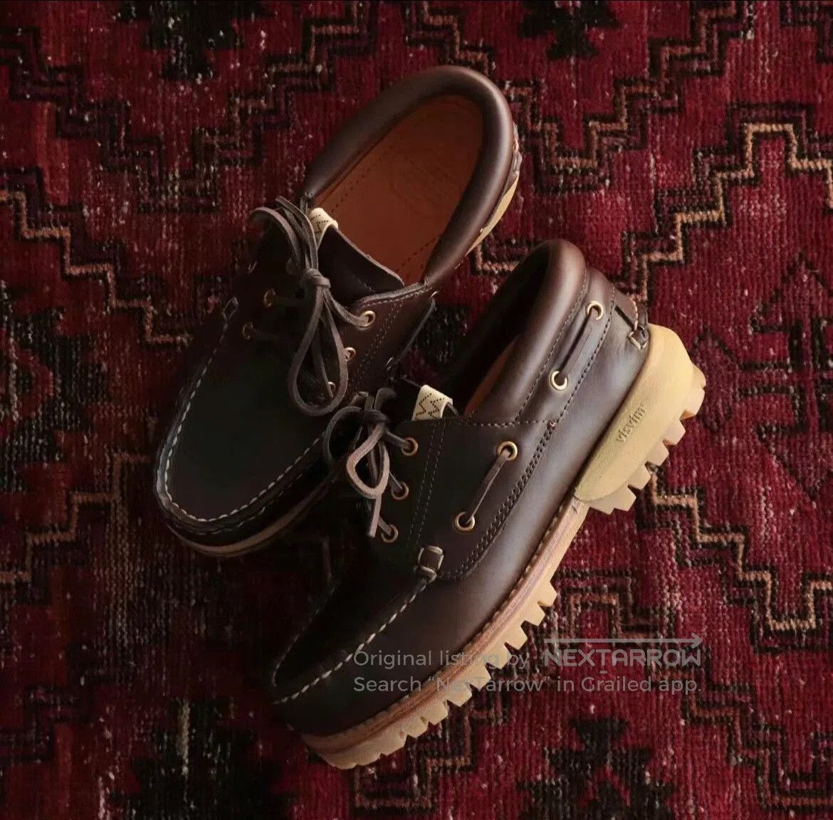 Visvim VISVIM Wallace Deck-Folk Sailing Shoes. Size US 8 / EU 41 - 1 Thumbnail