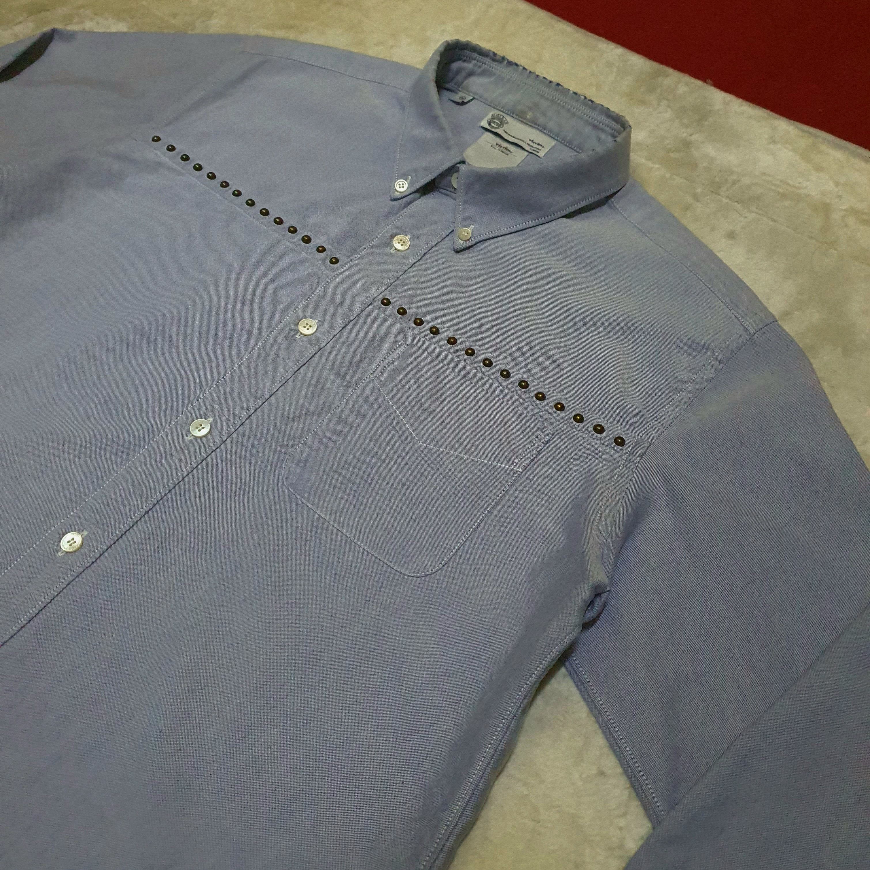 Visvim VISVIM Studded Front Western Oxford Shirt – Size M Size US M / EU 48-50 / 2 - 4 Thumbnail