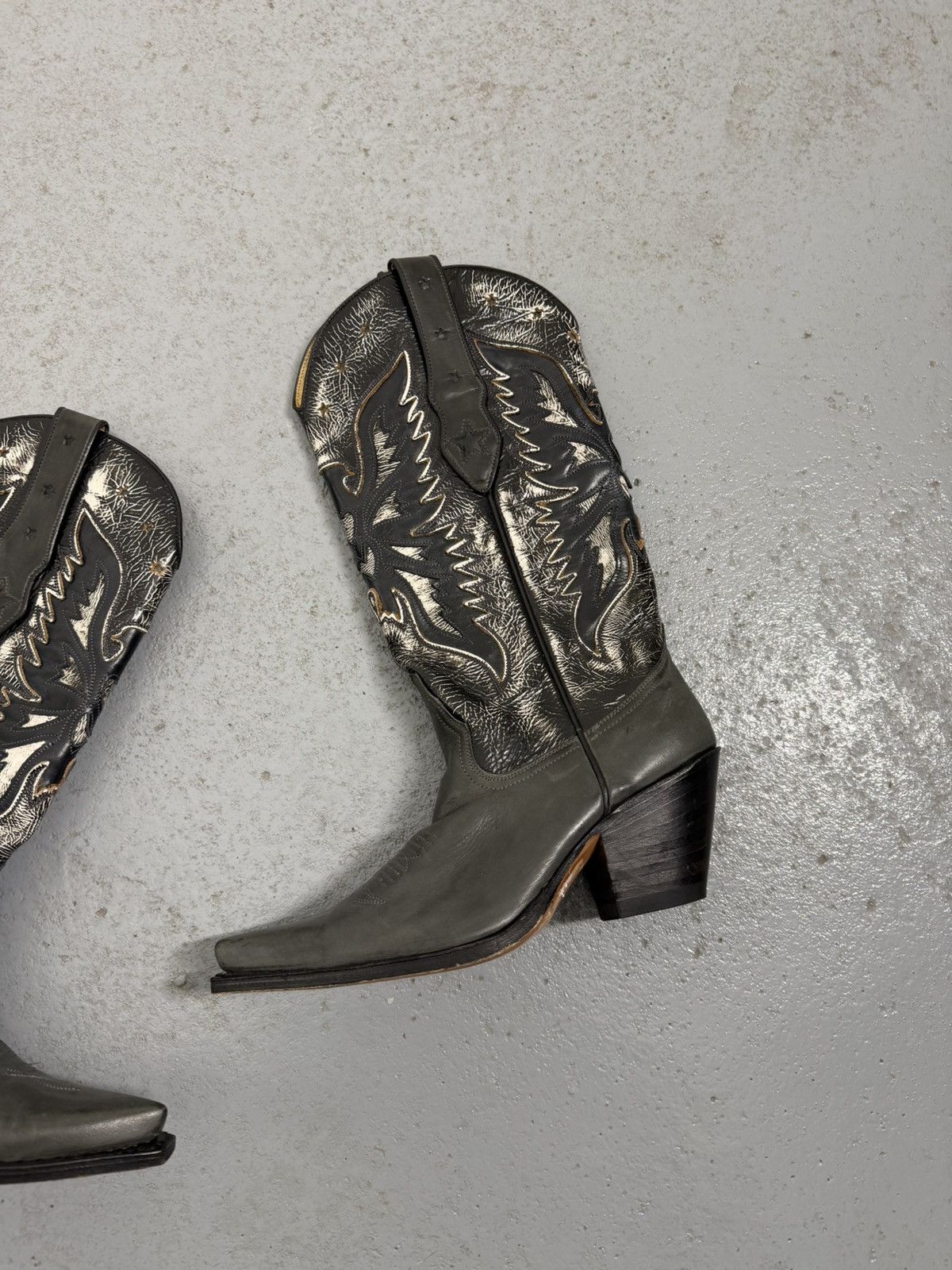 Sendra Sendra Leather Embroidered Leather Cowboy Boots Size US 7 / IT 37 - 2 Thumbnail