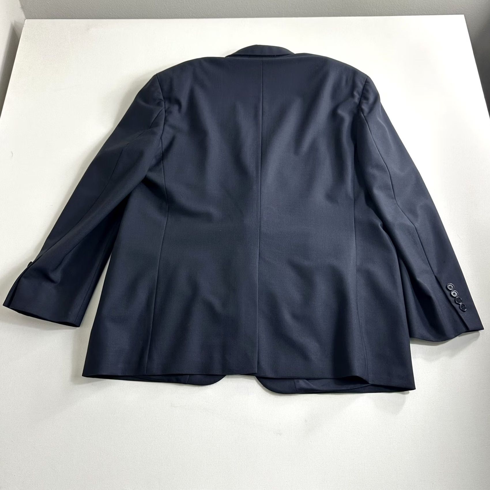 Brooks Brothers Brooks Brothers Two Button Mens 46 Stretch Wool Blazer Size 46R Navy Size 46R - 2 Thumbnail