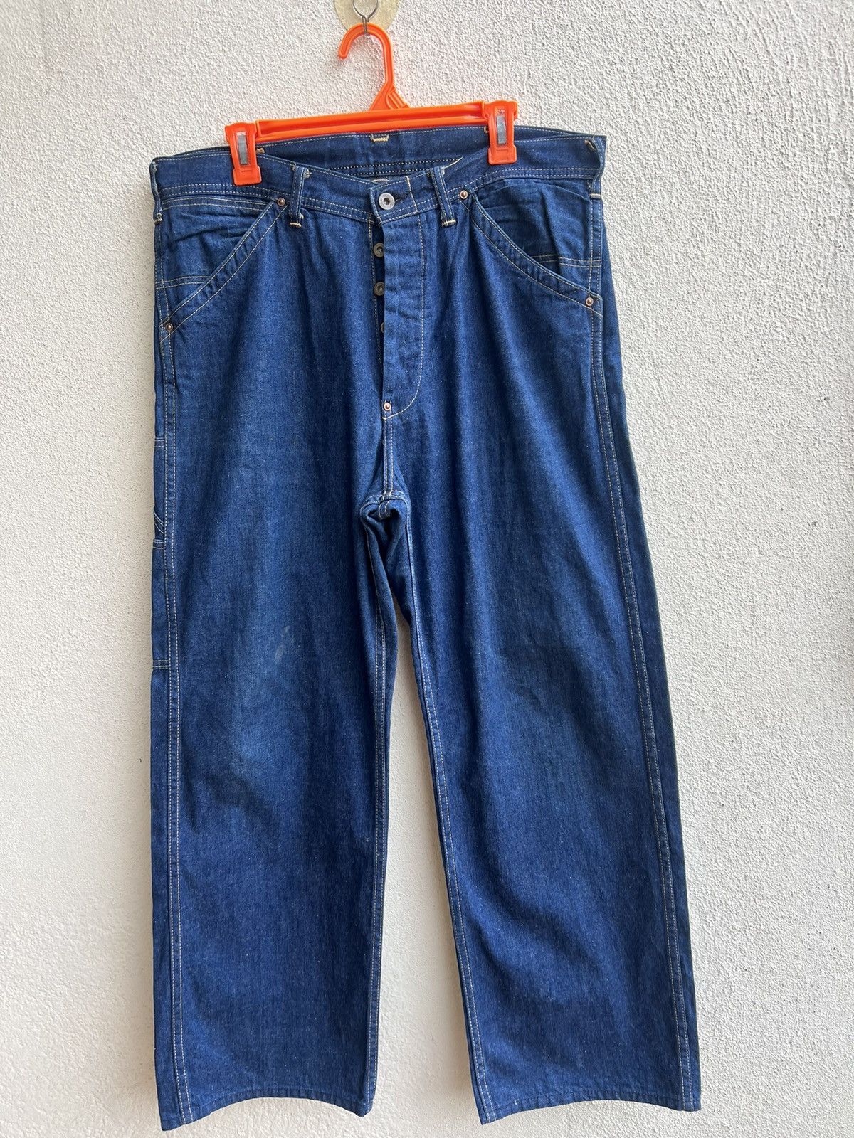 Lee Vintage 90s Lee Jelt Denim Sanforized Denim Work Jeans Size US 34 / EU 50 - 23 Thumbnail
