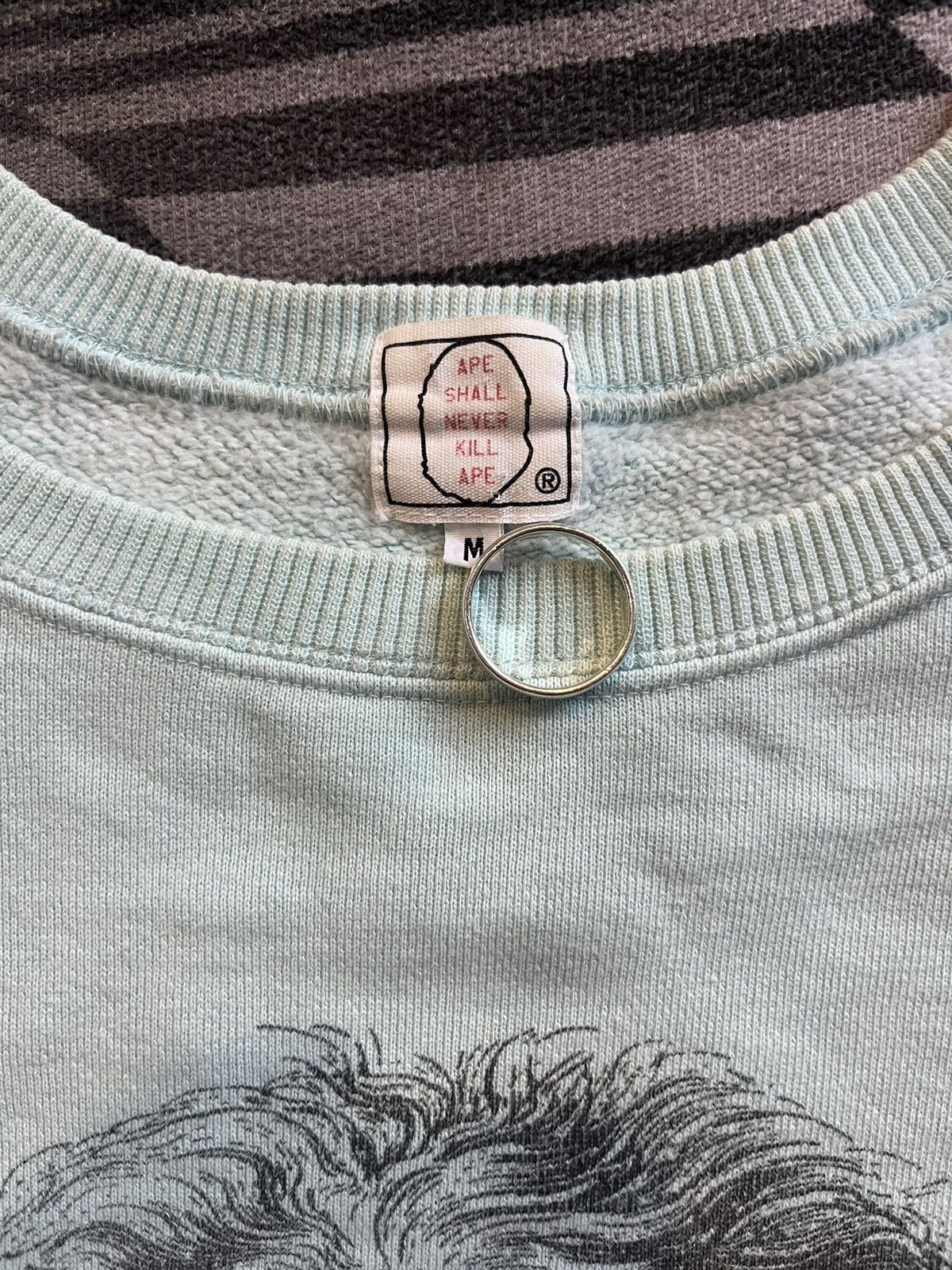 Bape Vintage A BATHING APE BEETHOVEN Art Collection 90’s Sweater Size US M / EU 48-50 / 2 - 4 Thumbnail