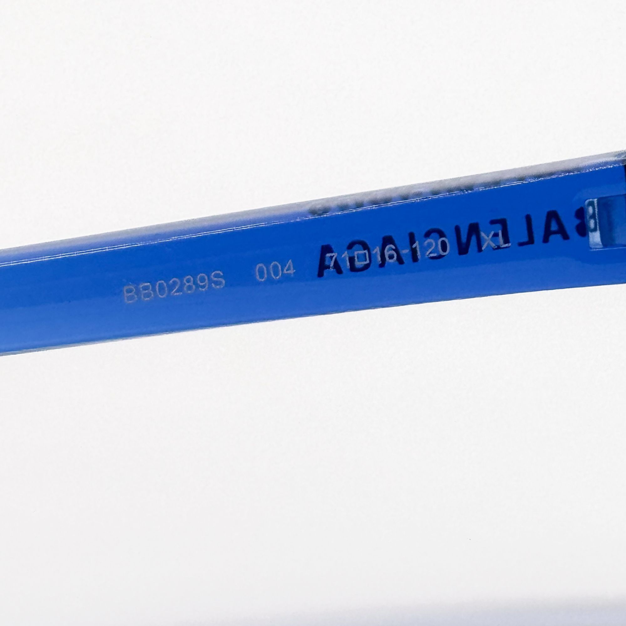 Balenciaga NEW BALENCIAGA BB0289S 004 SUNGLASSES BLUE GEOMETRIC EYEWEAR Size ONE SIZE - 7 Thumbnail