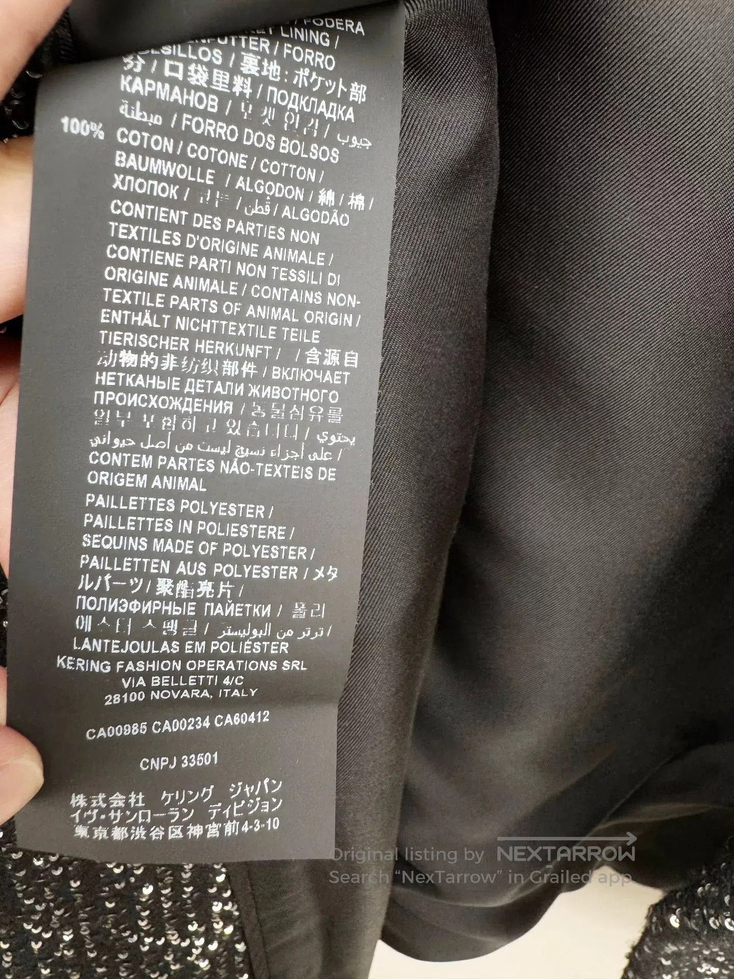 Saint Laurent Paris Saint Laurent SLP Sequined Blazer. Size S / US 4 / IT 40 - 5 Thumbnail