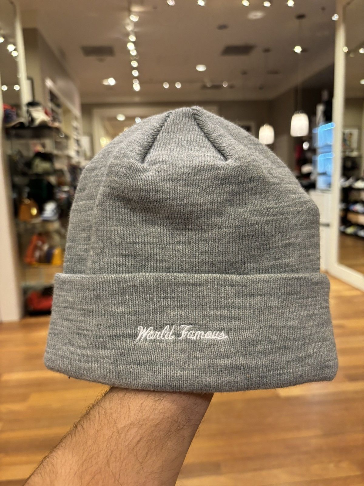 New Era × Supreme Supreme x New Era Box Logo Beanie 'Heather Grey' | Grailed