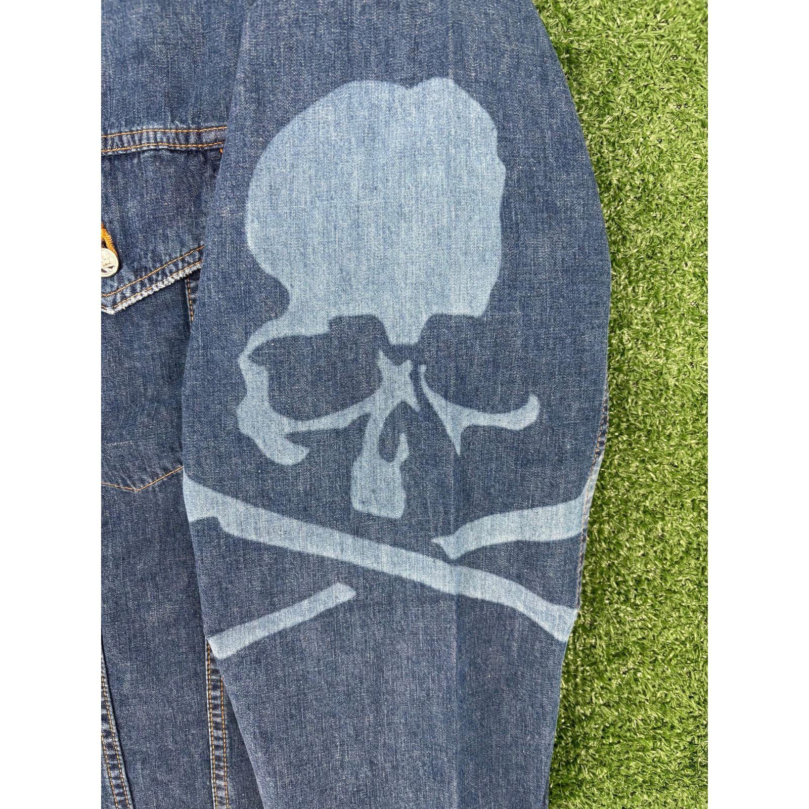 Mastermind Japan Mastermind World Light Ounce Indigo Denim Shirt Size Large Size US L / EU 52-54 / 3 - 3 Thumbnail