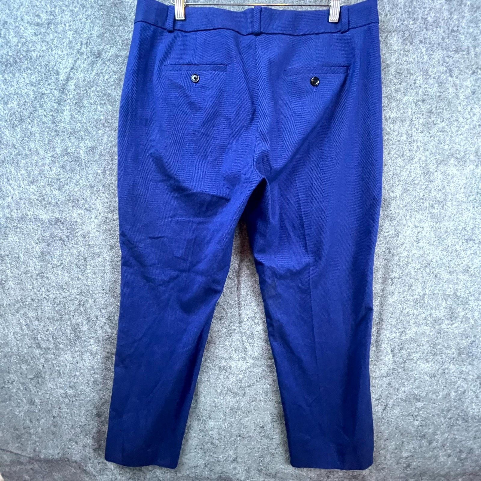 Banana Republic Banana Republic Dress Pant Women 12 Blue Avery Cropped Size 34" / US 12 / IT 48 - 2 Thumbnail