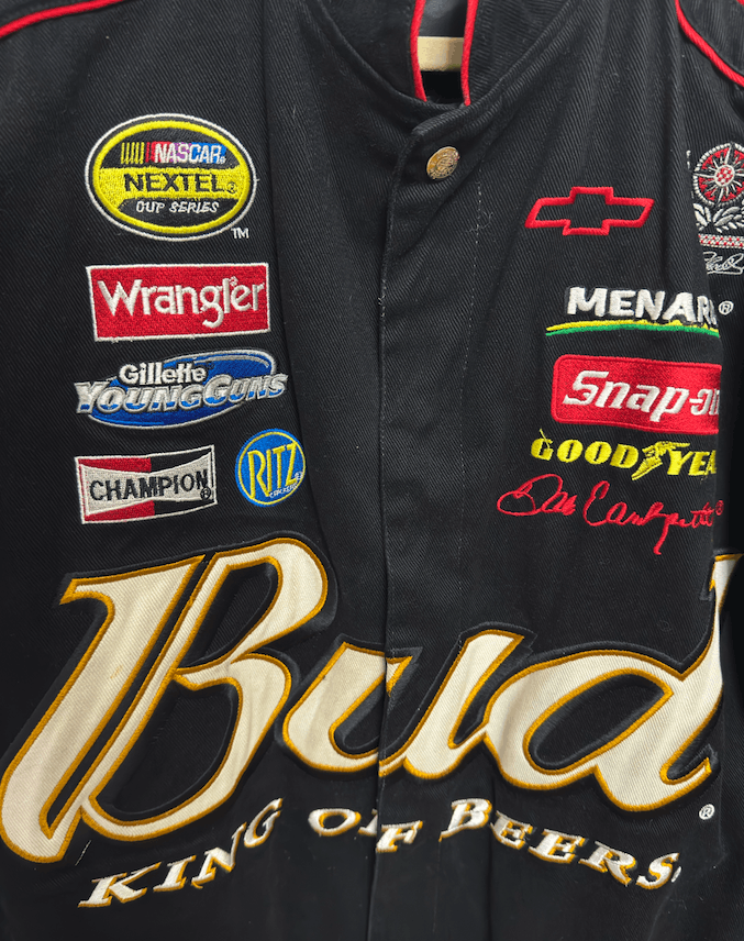 Vintage Vintage Budweiser Racing Jacket Size US XL / EU 56 / 4 - 2 Thumbnail