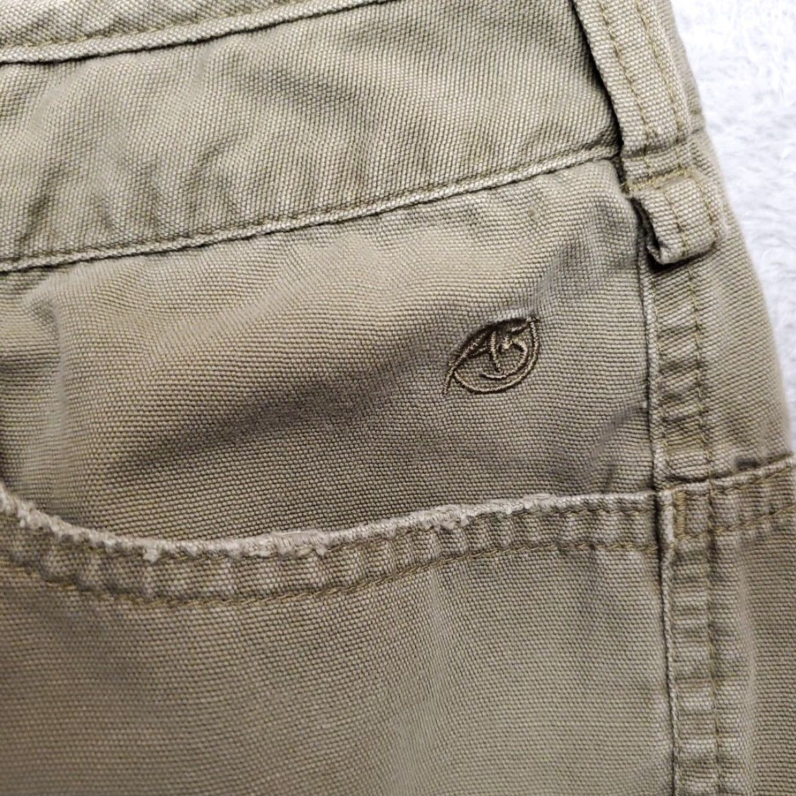 The North Face The North Face Shorts Womens 8 Green Canvas 100% Cotton Cargo Utility Hike Gorp Size 30" / US 8 / IT 44 - 4 Thumbnail