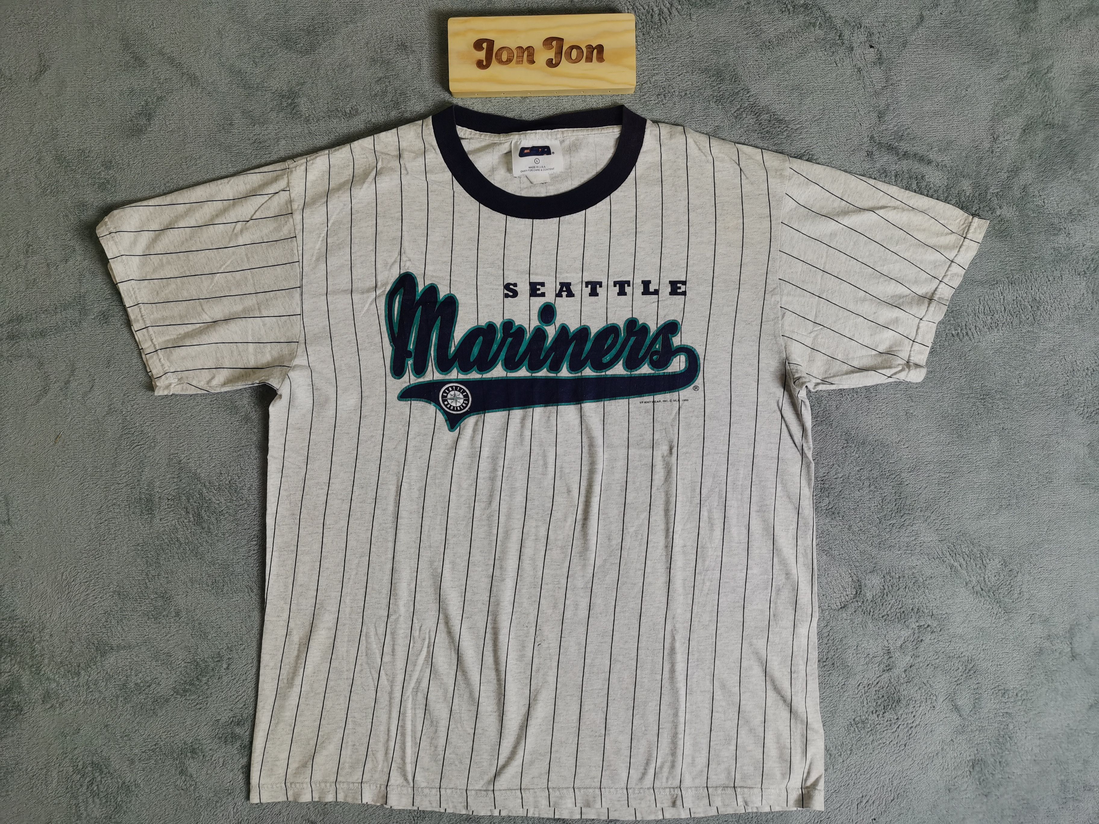 CSA Vintage Seattle Mariners Pinstripe Dated 1999 Size US L / EU 52-54 / 3 - 1 Thumbnail