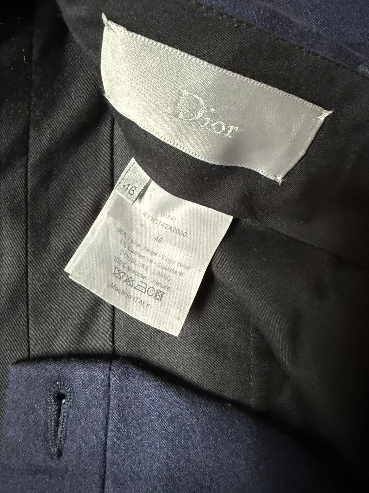 Dior × Kris Van Assche A/W09 Homme Clasp Cargo Pants Size US 30 / EU 46 - 4 Thumbnail